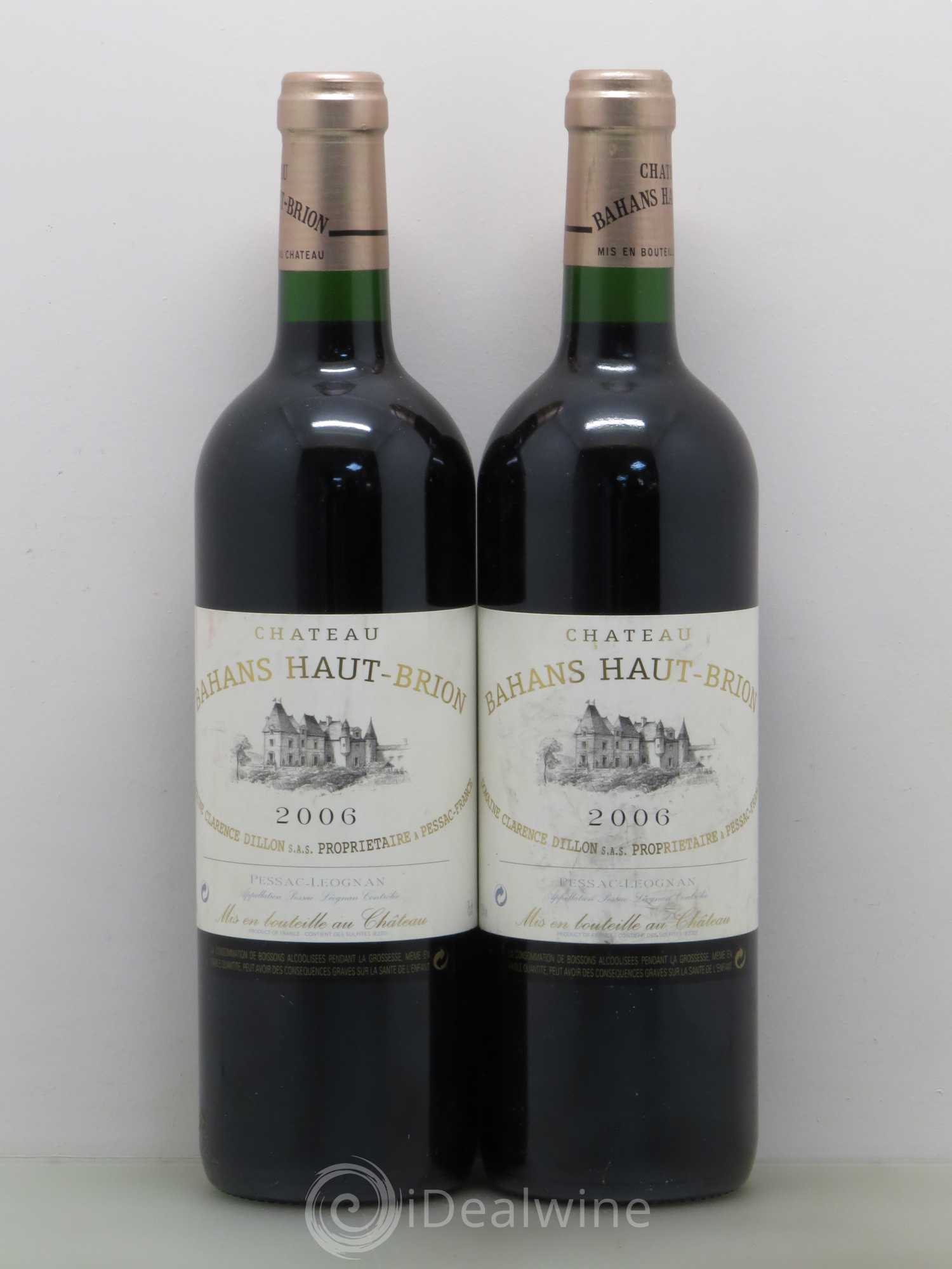 Clarence (Bahans) de Haut-Brion Second Vin 2006 - Lot de 2 bouteilles - 0