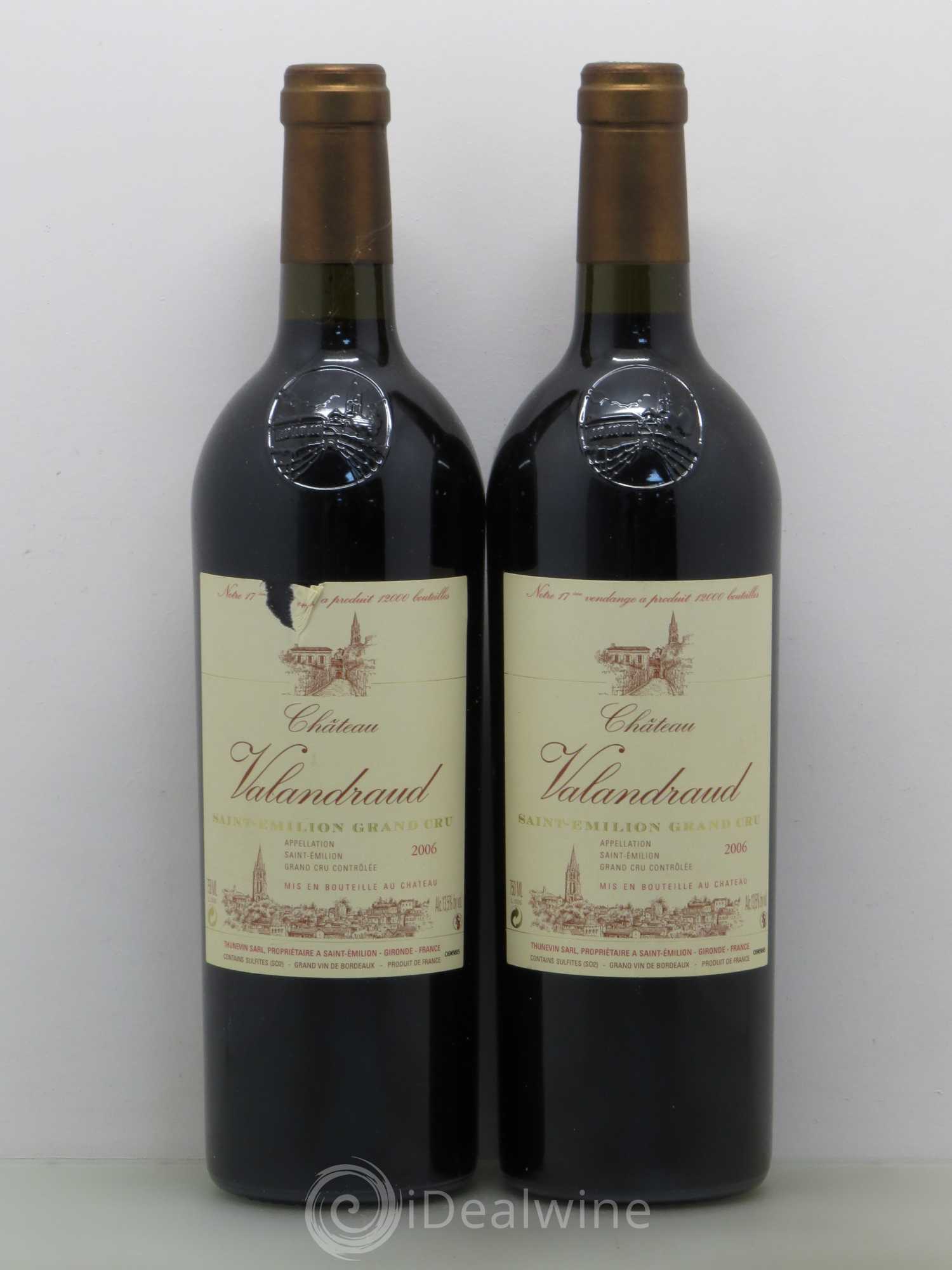 Château de Valandraud 2006 - Lot de 2 bouteilles - 0