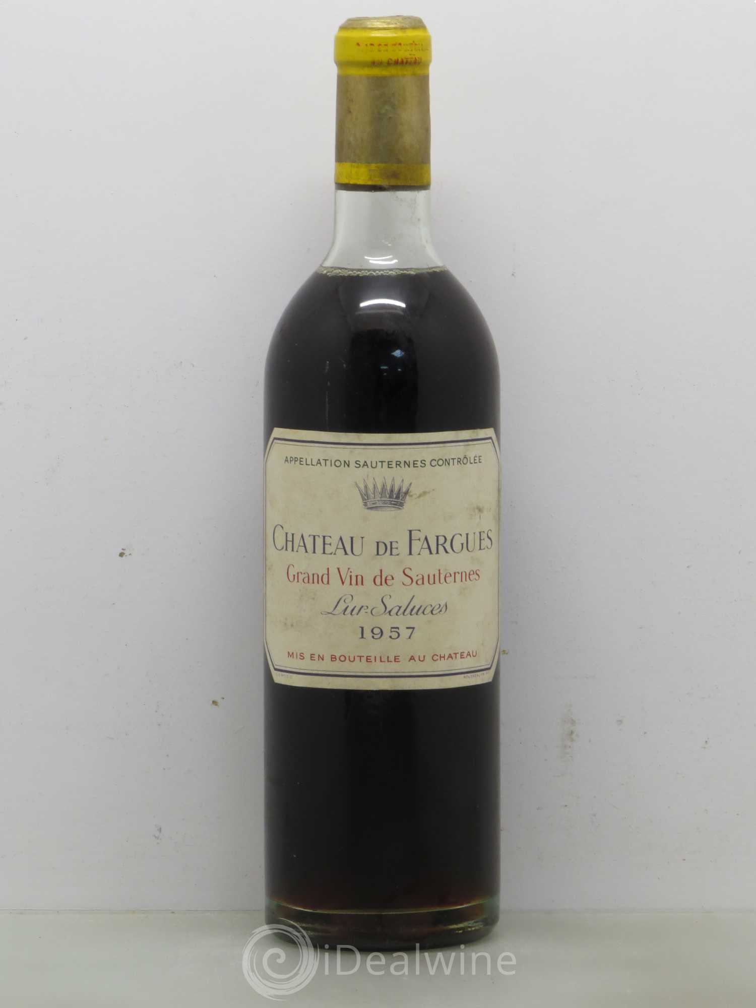 Château de Fargues 1957 - Posten von 1 Flasche - 0