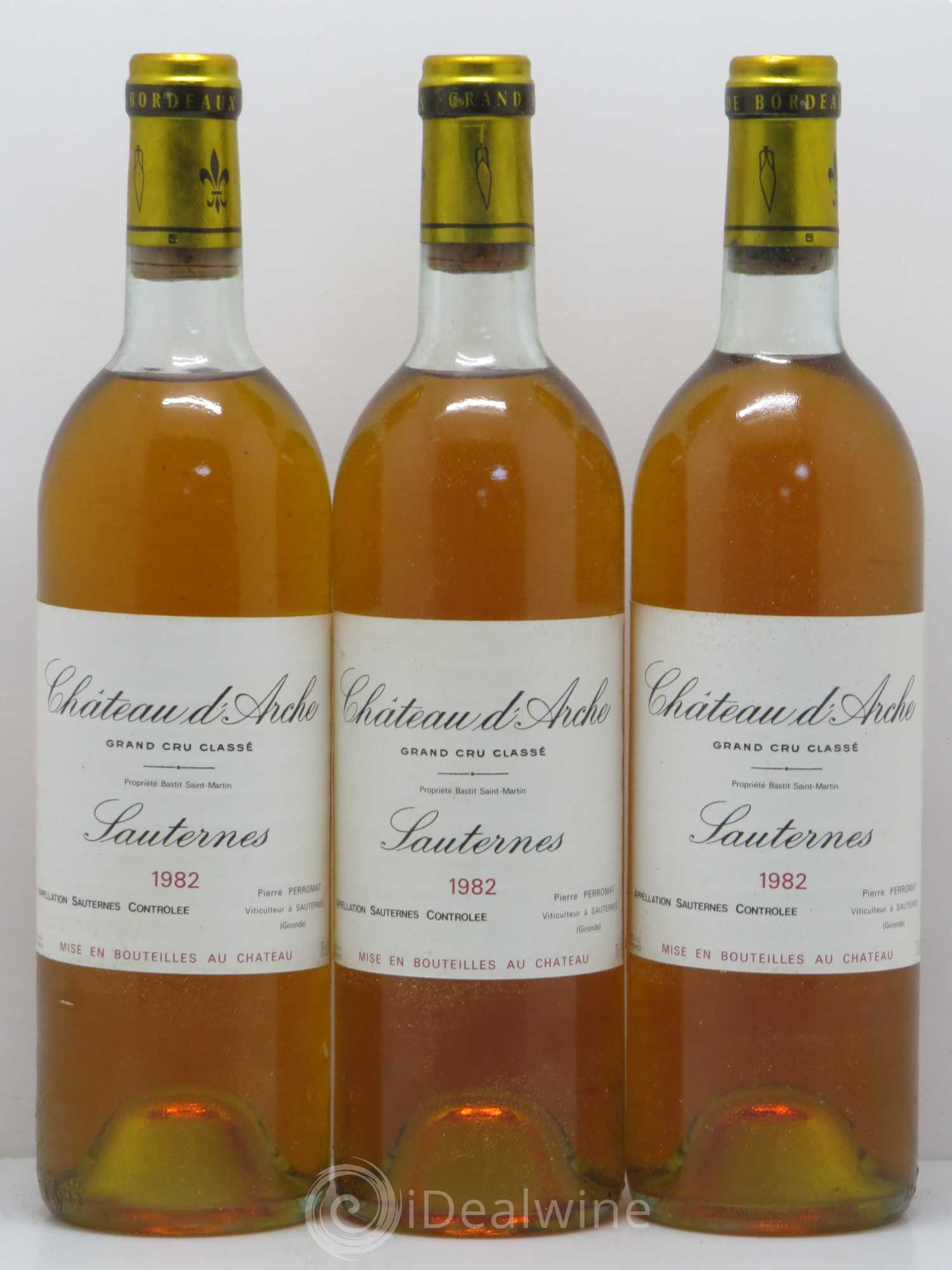 Château d' Arche 2ème Grand Cru Classé 1982 - Lotto di 3 bottiglie - 0