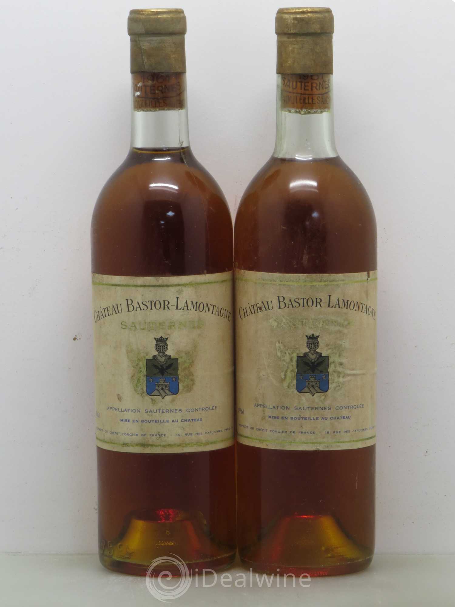 Château Bastor Lamontagne 1961 - Lotto di 2 bottiglie - 0