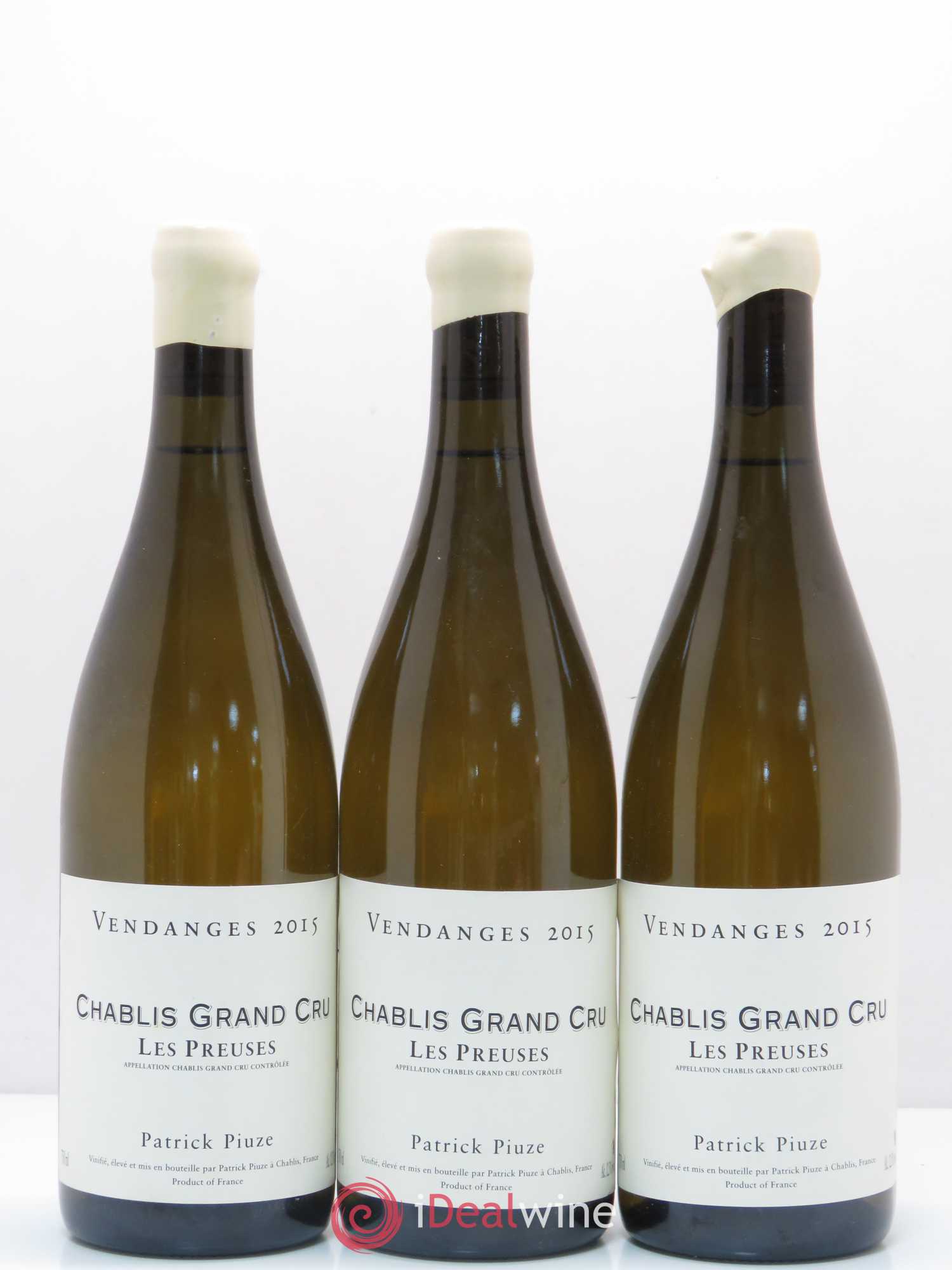 Chablis Grand Cru Les Preuses Patrick Piuze 2015 - Posten von 3 Flaschen - 0