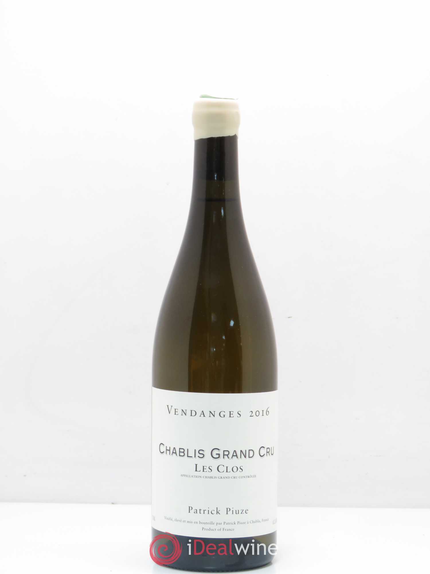 Chablis Grand Cru Le Clos Patrick Piuze 2016 - Posten von 1 Flasche - 0