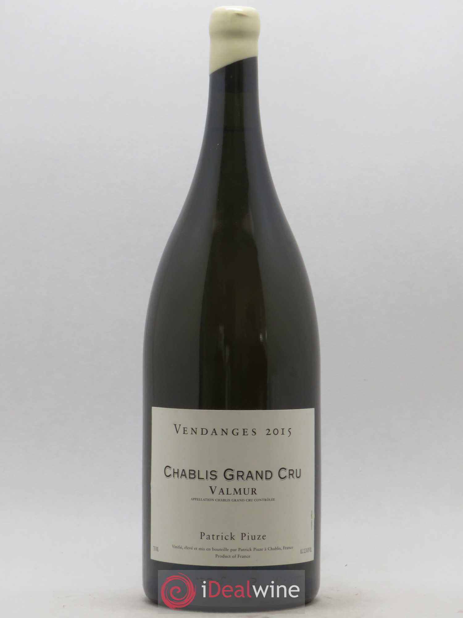 Chablis Grand Cru Valmur Patrick Piuze (Domaine) 2015 - Lot de 1 magnum - 0
