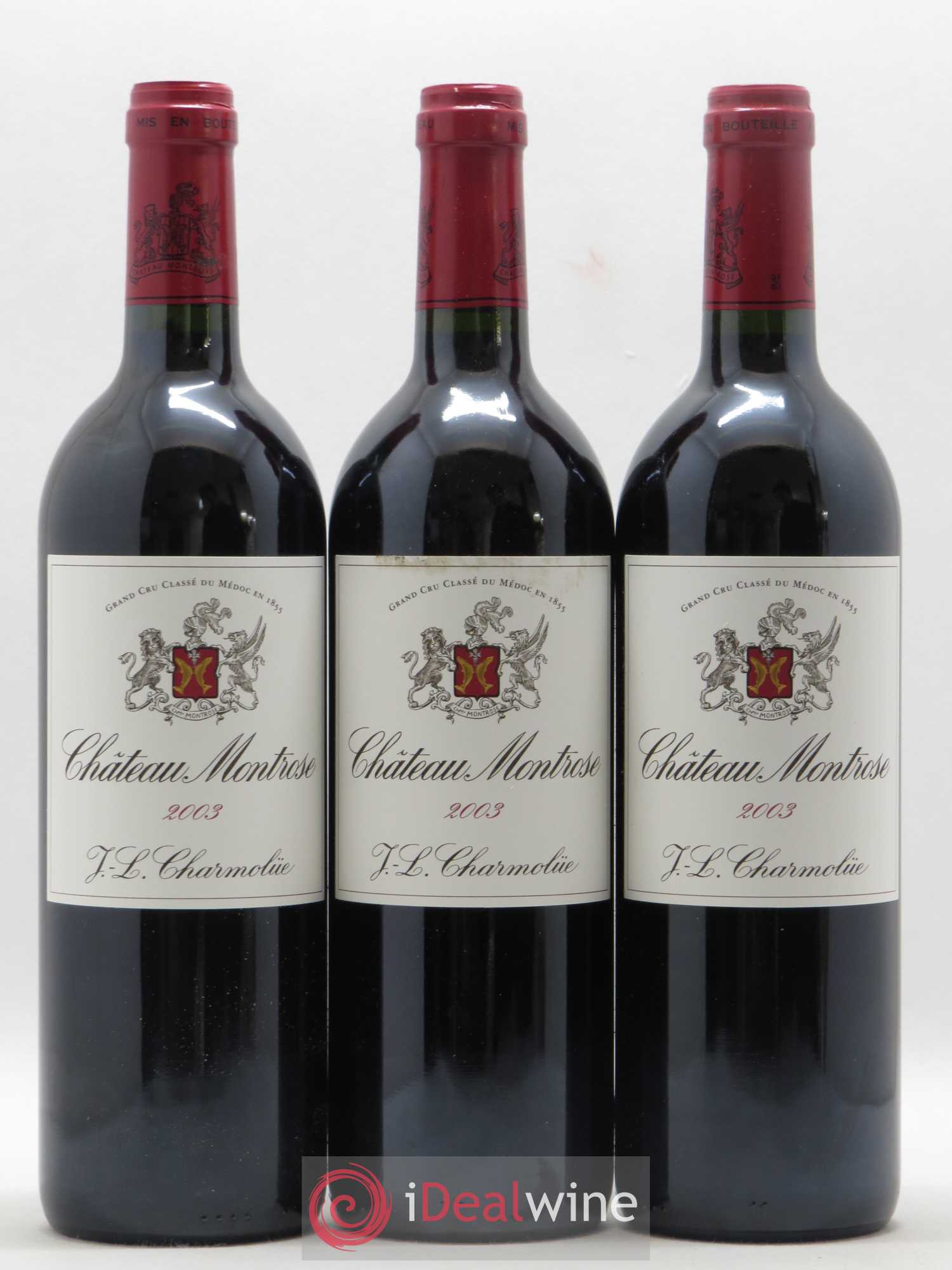 Château Montrose 2ème Grand Cru Classé 2003 - Lot de 6 bouteilles - 1