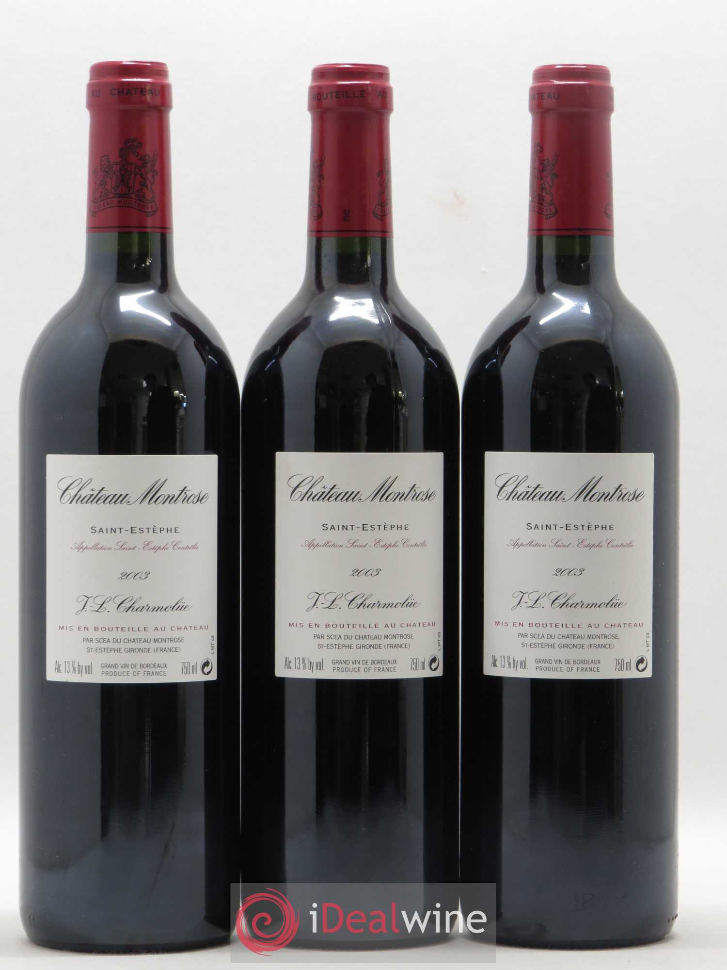 Château Montrose 2ème Grand Cru Classé 2003 - Lot de 6 bouteilles - 2