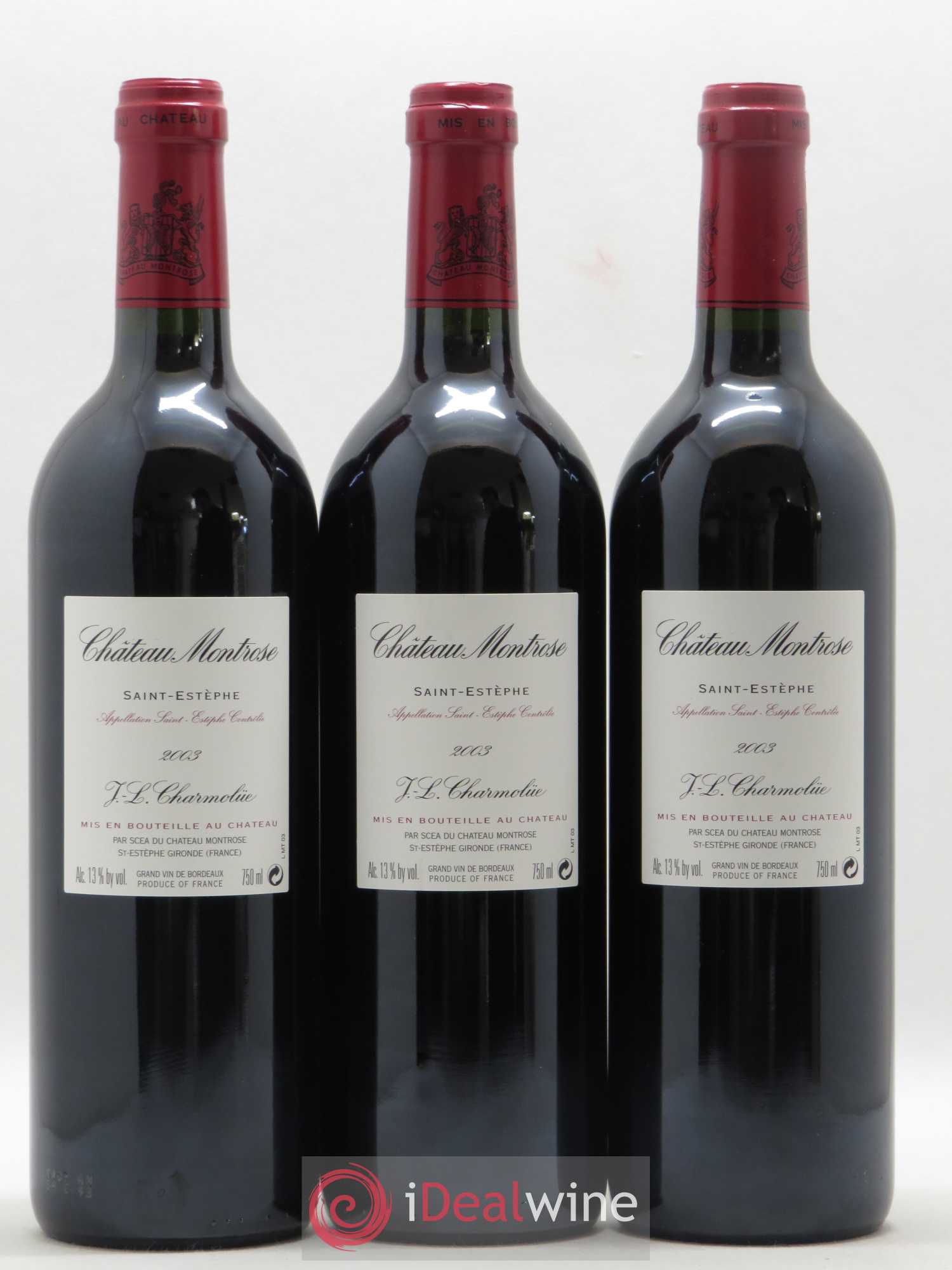 Château Montrose 2ème Grand Cru Classé 2003 - Lot de 6 bouteilles - 4