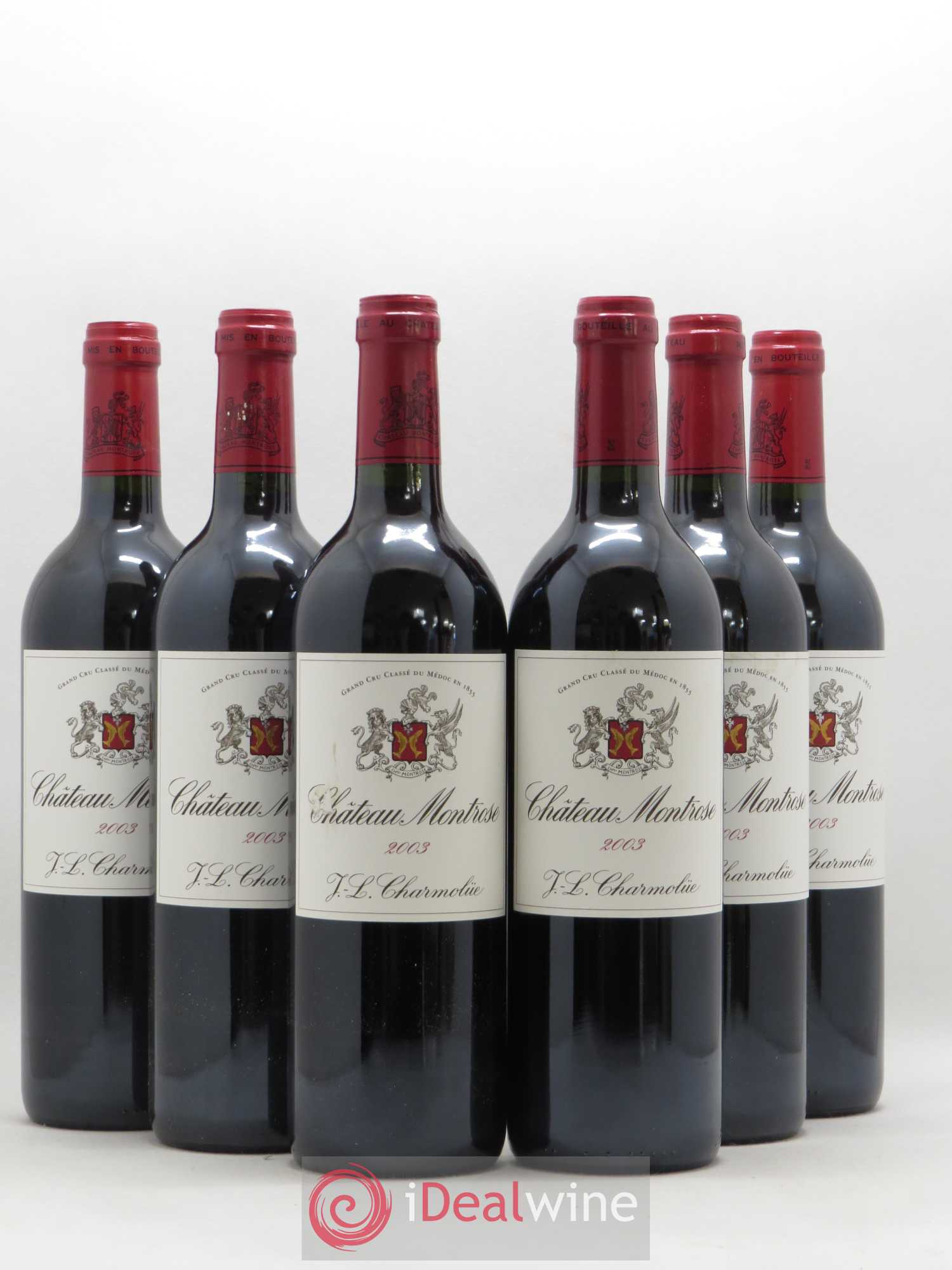 Château Montrose 2ème Grand Cru Classé 2003 - Lot de 6 bouteilles - 0