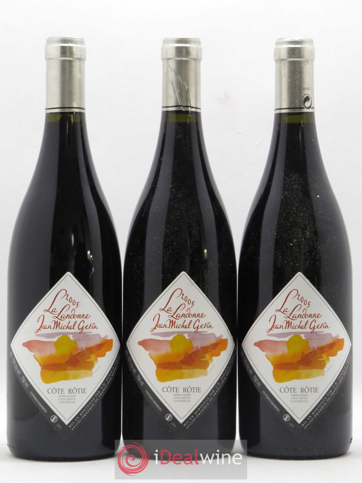 Côte-Rôtie La Landonne Jean-Michel Gerin 2005 - Lot de 6 bouteilles - 1