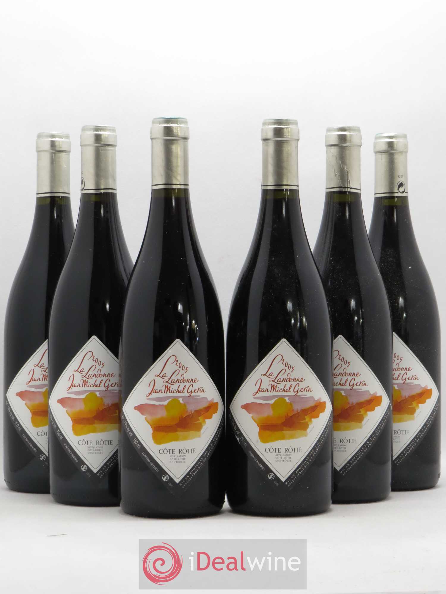Côte-Rôtie La Landonne Jean-Michel Gerin 2005 - Lot de 6 bouteilles - 0