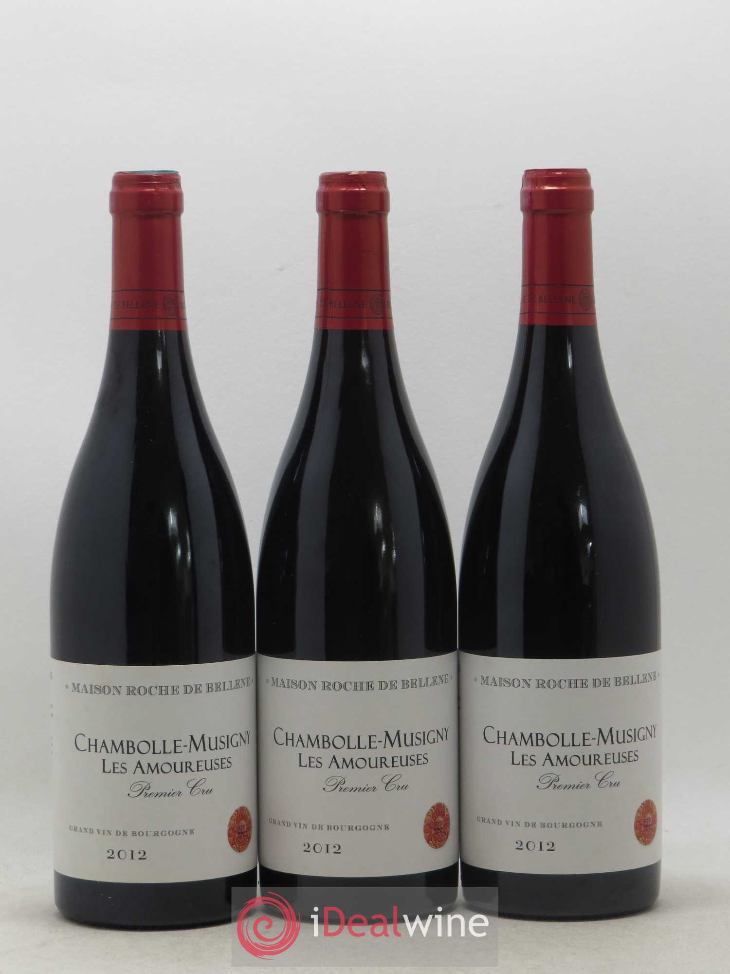 Chambolle-Musigny 1er Cru Les Amoureuses Maison Roche de Bellene 2012 - Posten von 3 Flaschen - 0