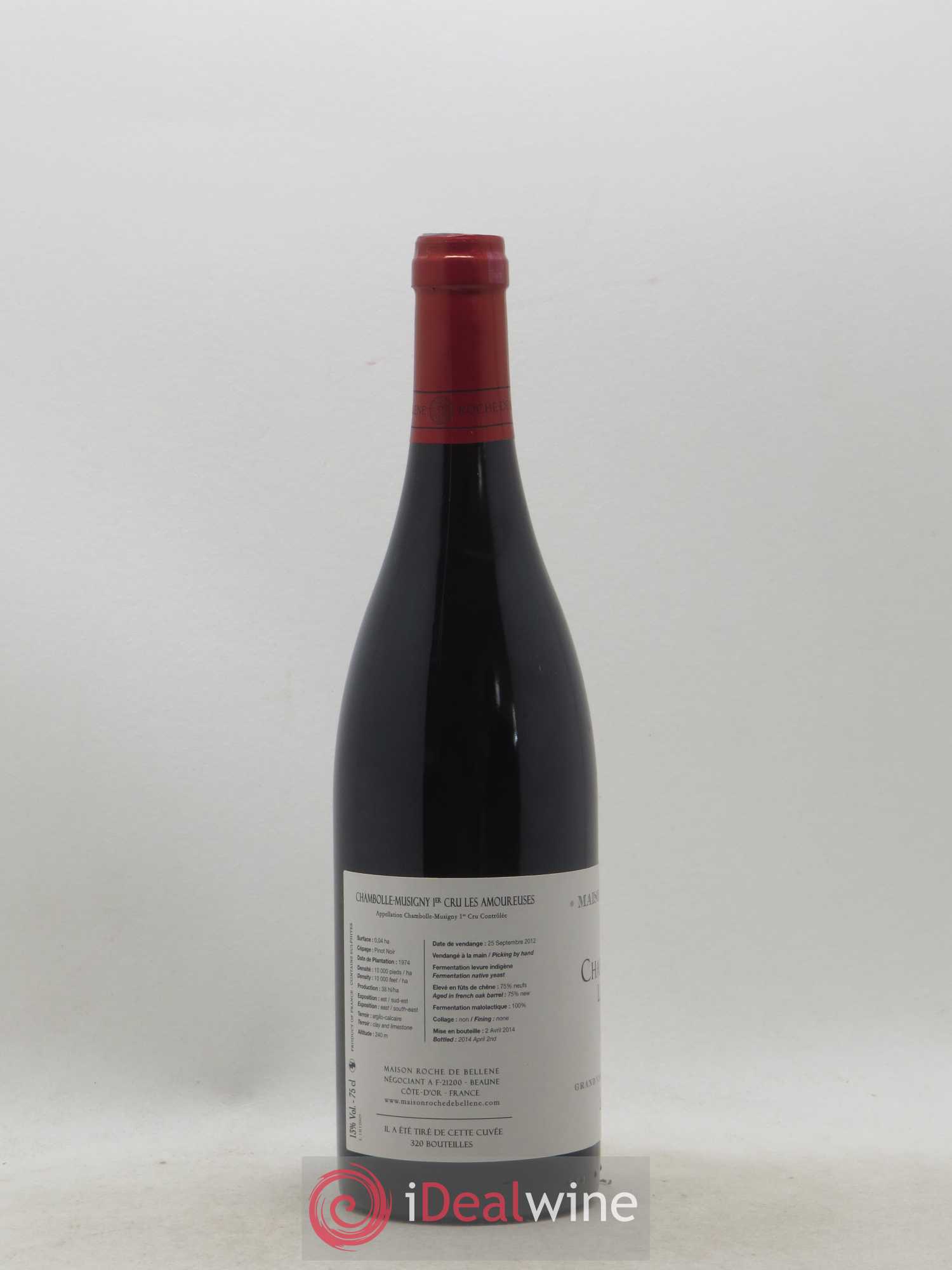 Chambolle-Musigny 1er Cru Les Amoureuses Maison Roche de Bellene 2012 - Posten von 1 Flasche - 1