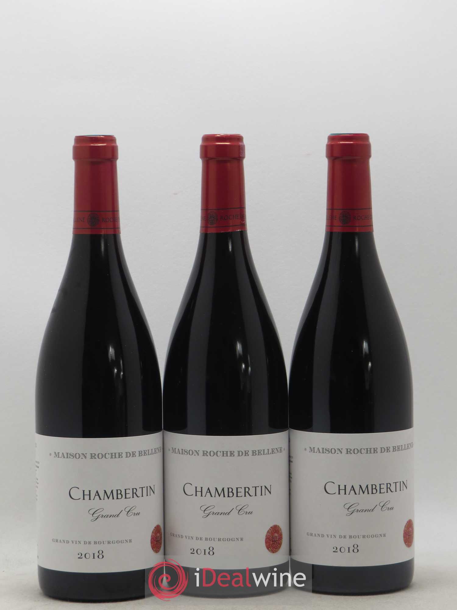 Chambertin Grand Cru Domaine Roche de Bellene 2018 - Lot de 3 bouteilles - 0
