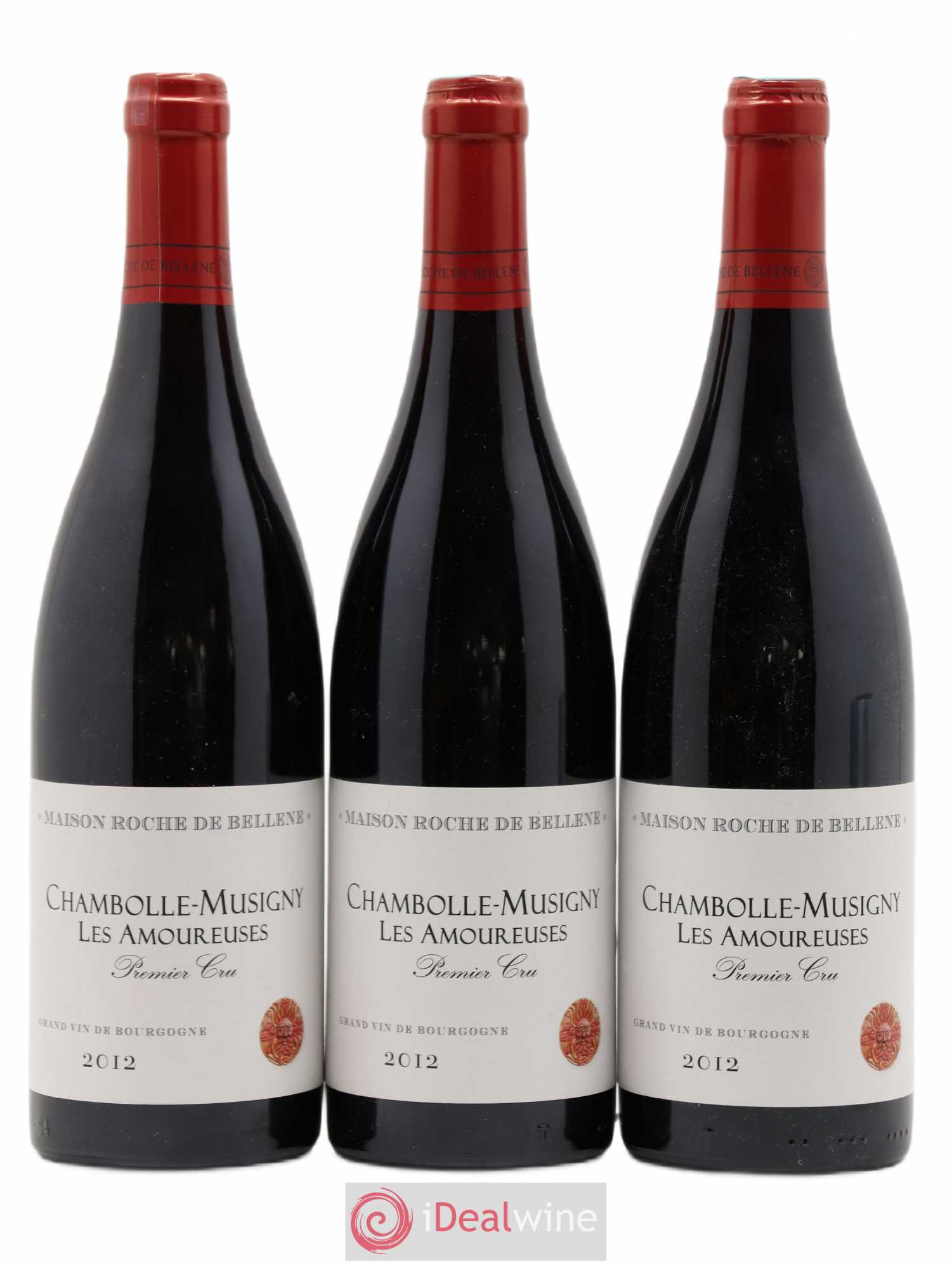 Chambolle-Musigny 1er Cru Les Amoureuses Maison Roche de Bellene 2012 - Lot de 3 bouteilles - 0