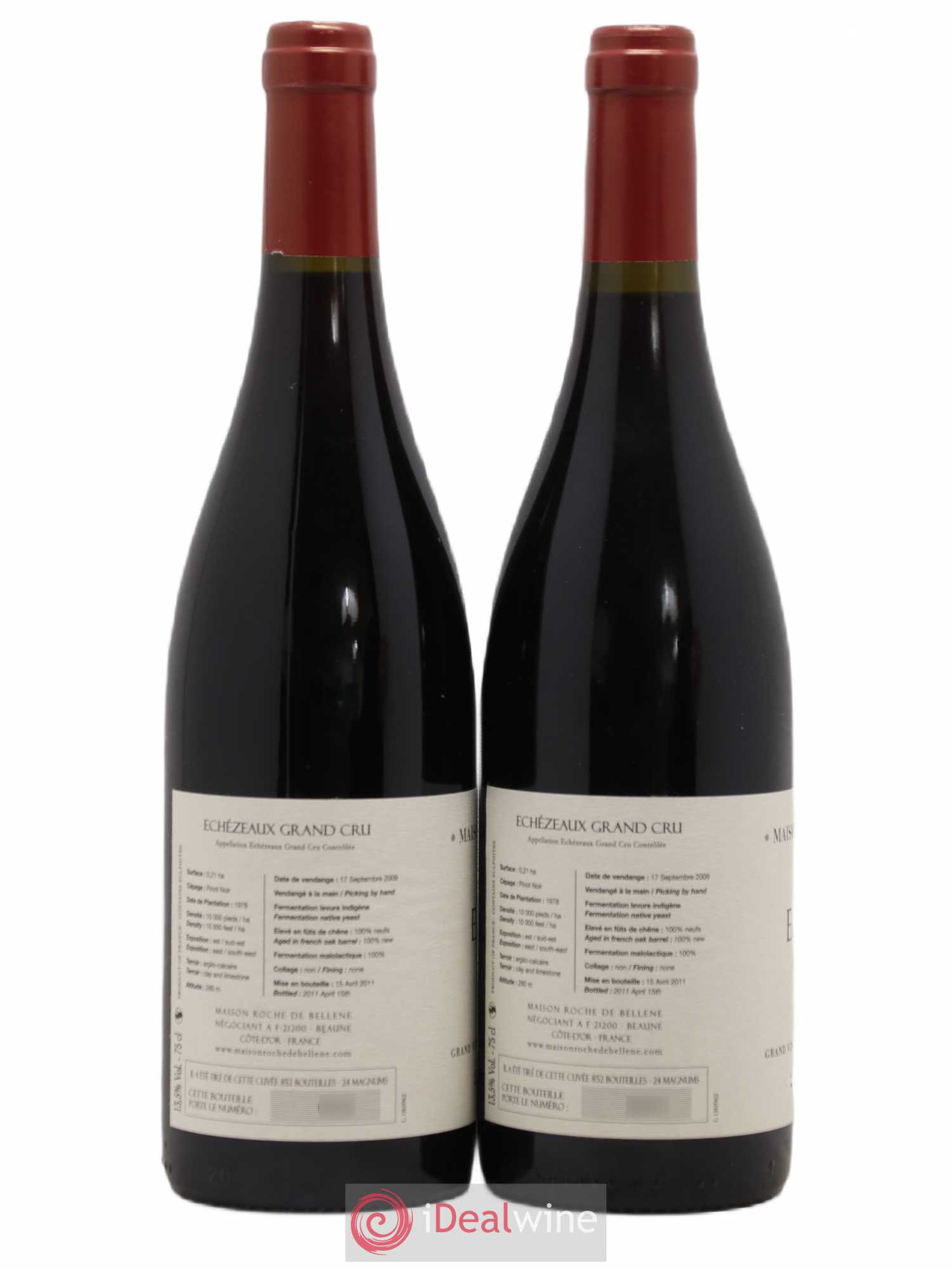 Echezeaux Grand Cru Maison Roche de Bellene 2009 - Lot de 2 bouteilles - 1