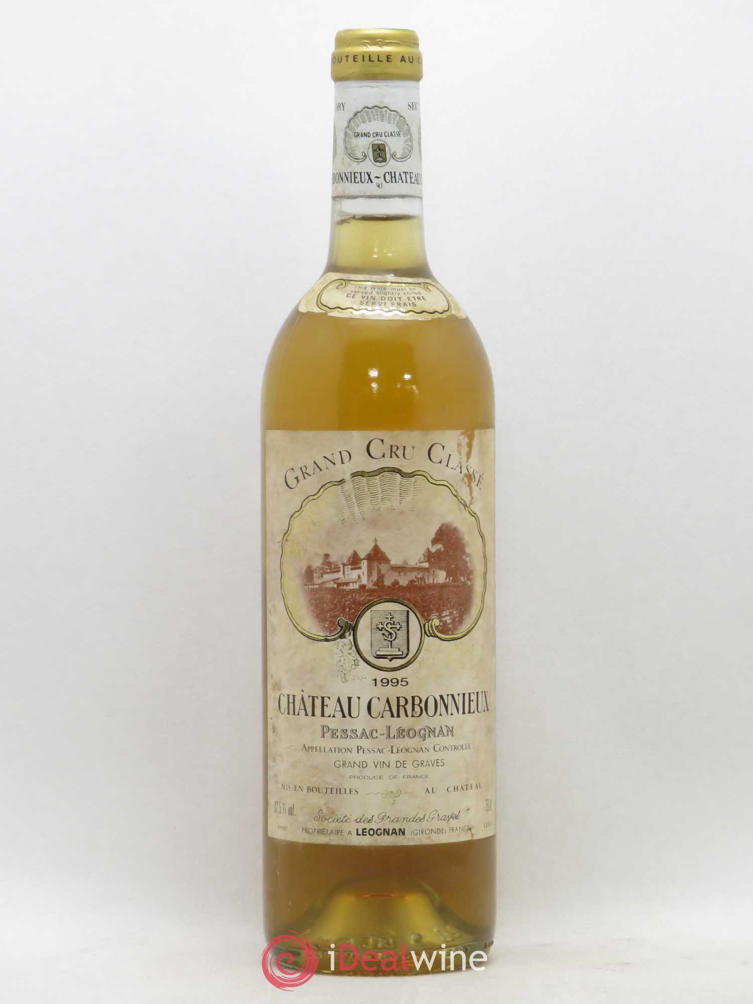 Château Carbonnieux Cru Classé de Graves 1995 - Lot de 1 bouteille - 0
