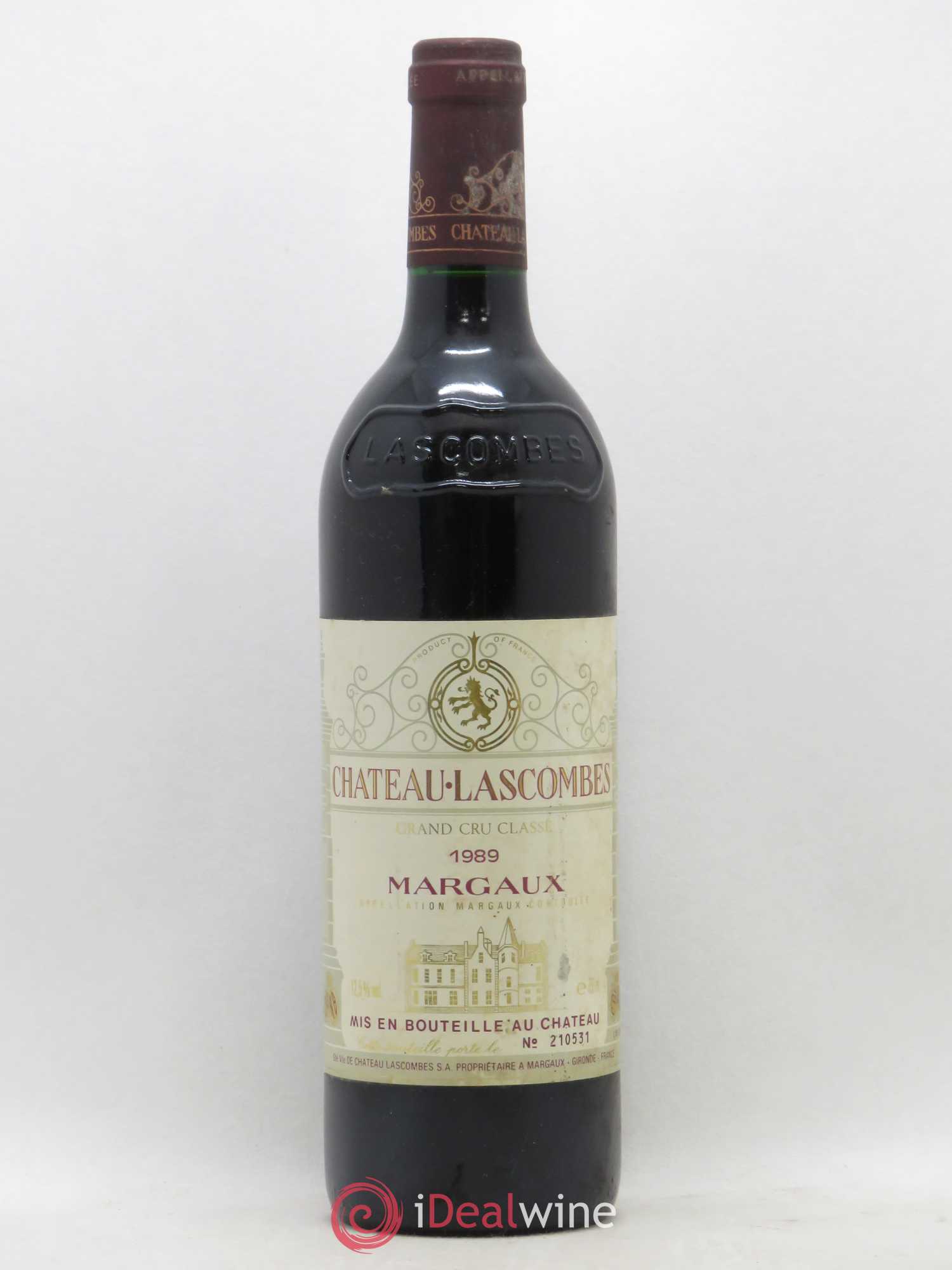 Château Lascombes 2ème Grand Cru Classé 1989 - Lot de 1 bouteille - 0