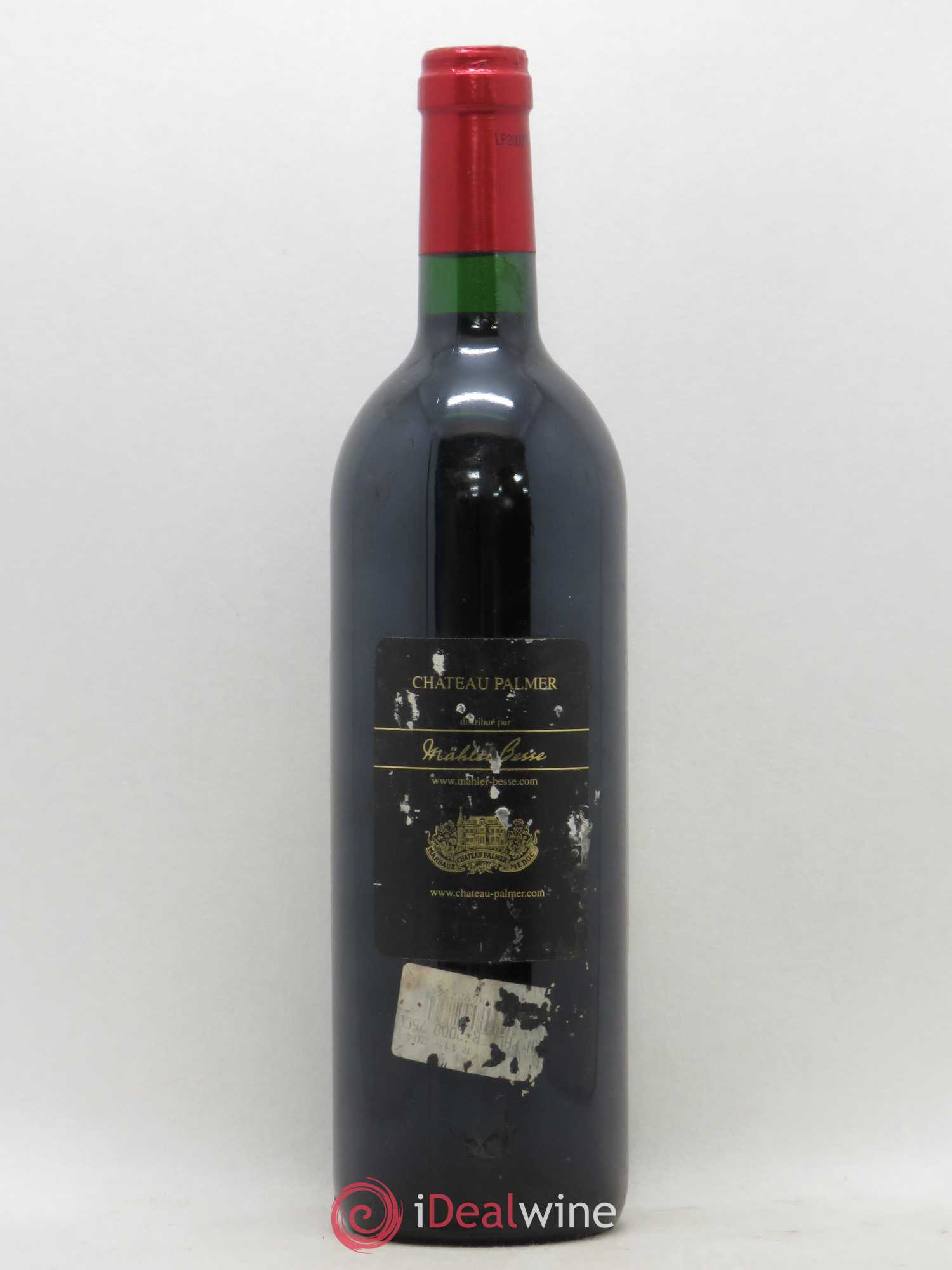 Château Palmer 3ème Grand Cru Classé 2000 - Lot de 1 bouteille - 1