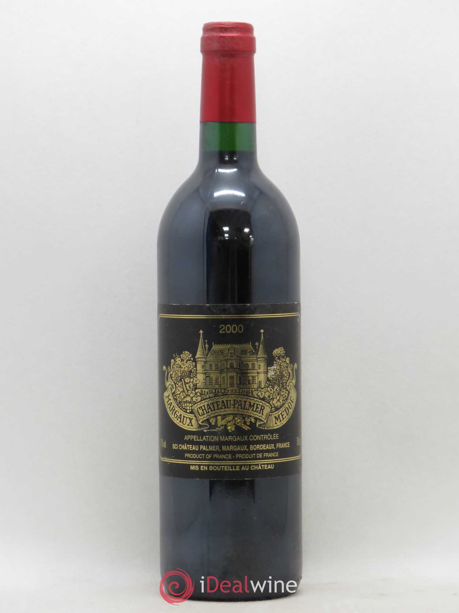 Château Palmer 3ème Grand Cru Classé 2000 - Lot de 1 bouteille - 0