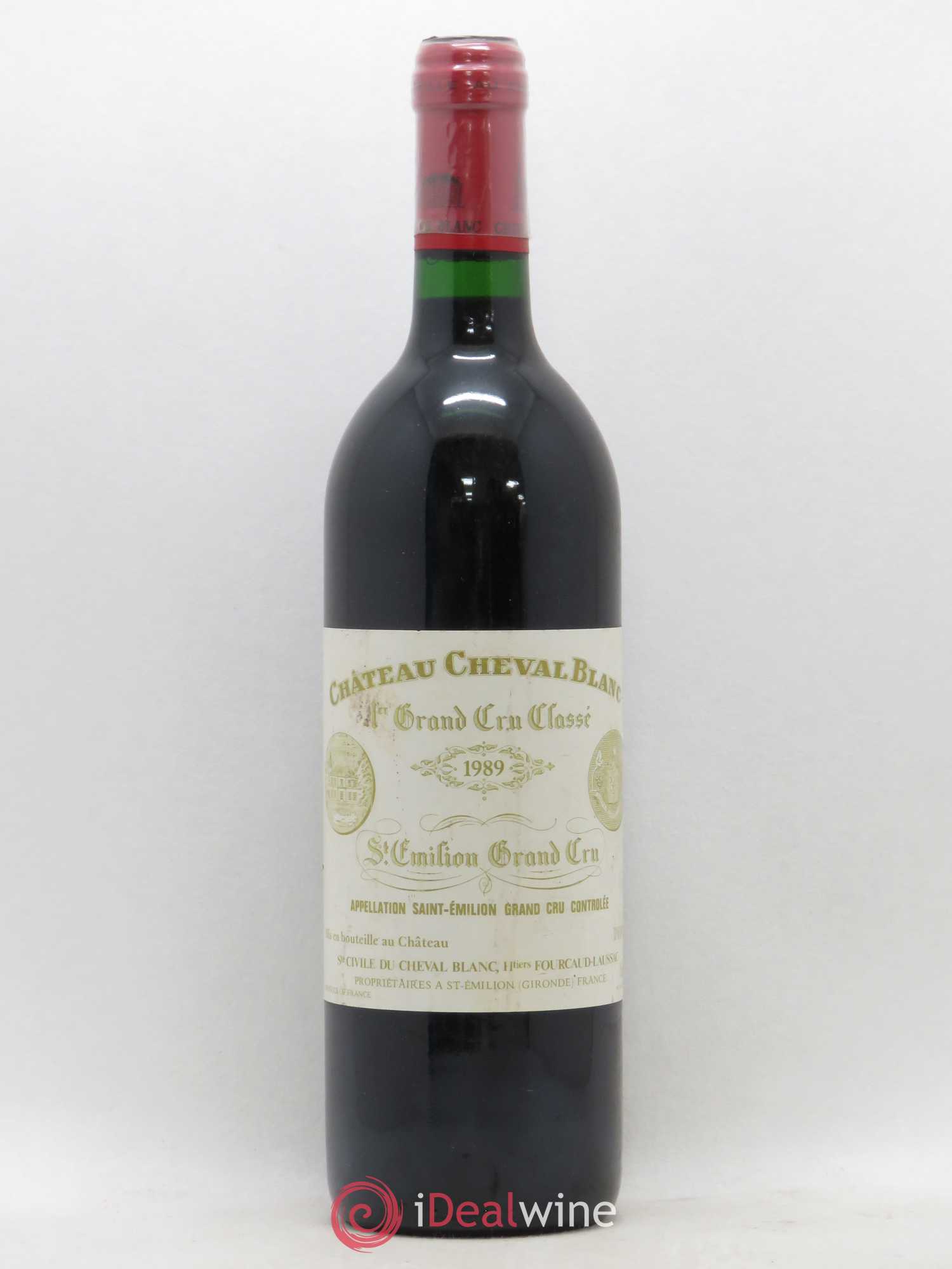 Château Cheval Blanc 1er Grand Cru Classé A 1989 - Lot de 1 bouteille - 0