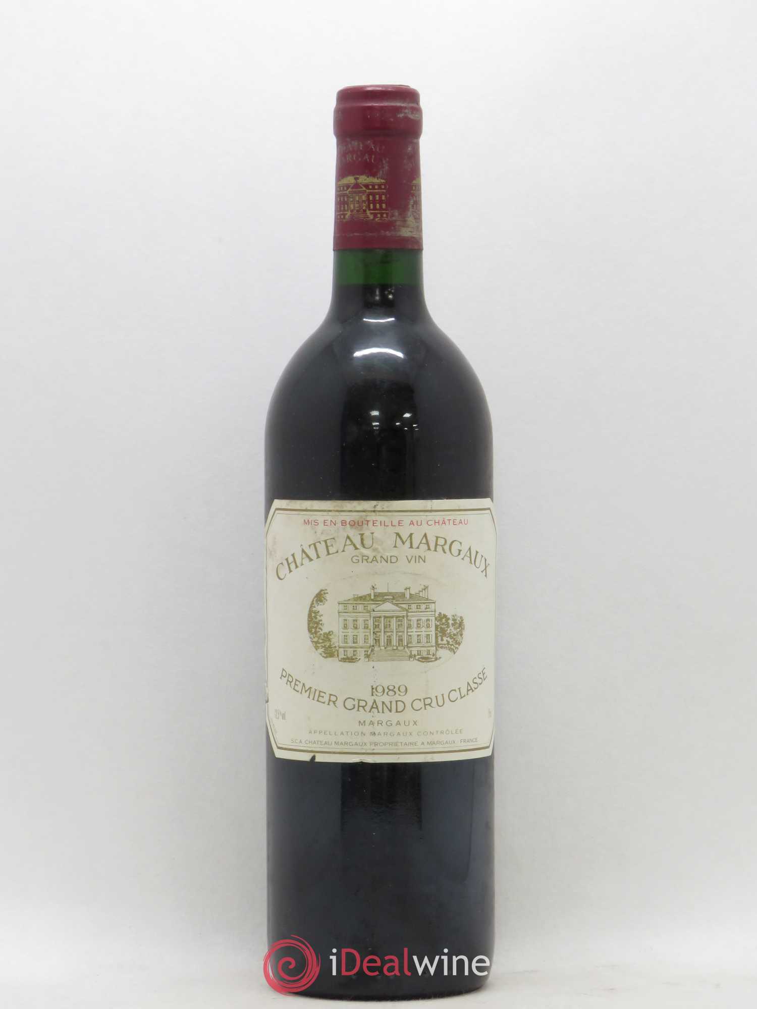 Château Margaux 1er Grand Cru Classé 1989 - Lot de 1 bouteille - 0