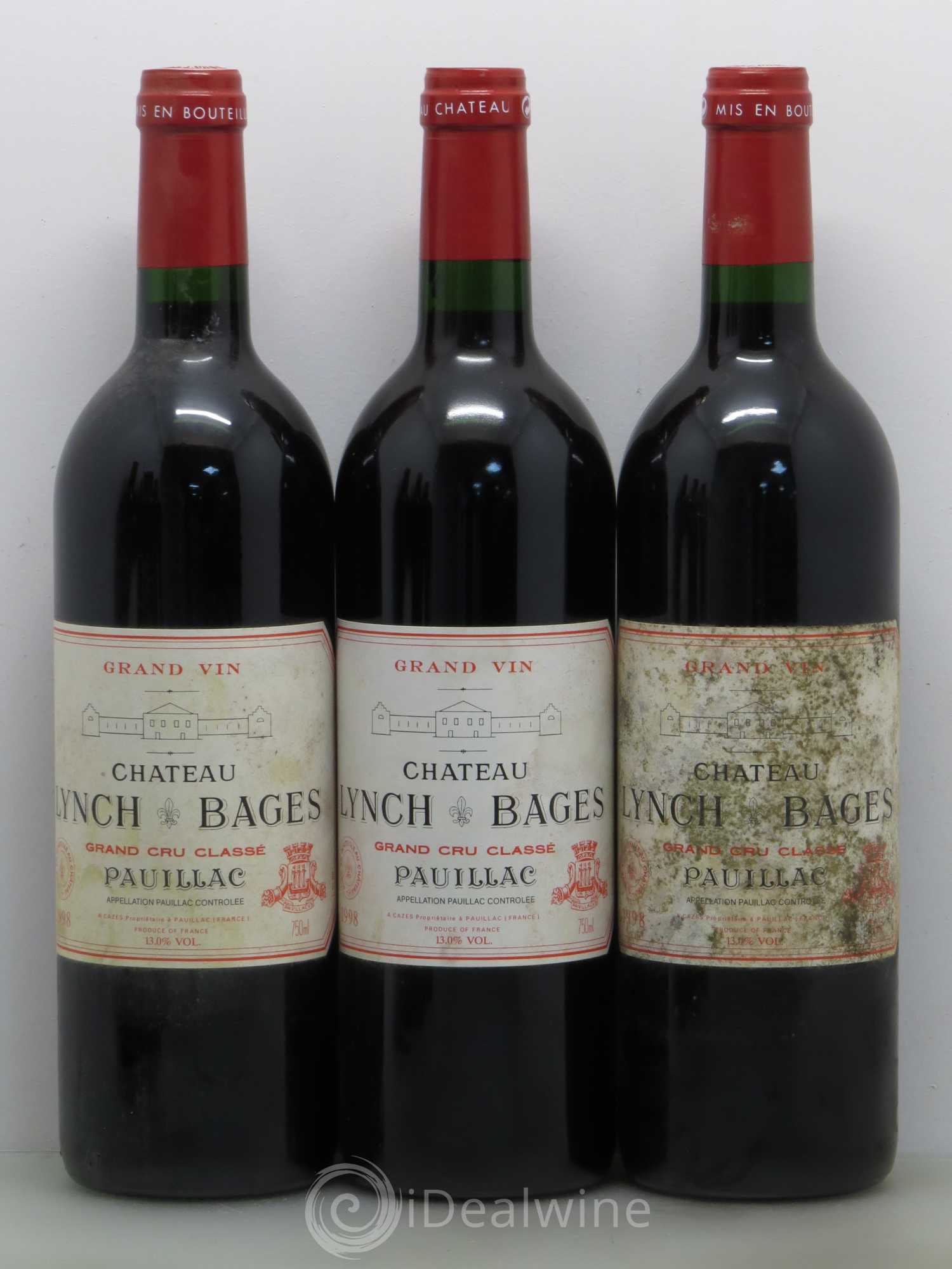 Château Lynch Bages 5ème Grand Cru Classé 1998 - Lot de 12 bouteilles - 3