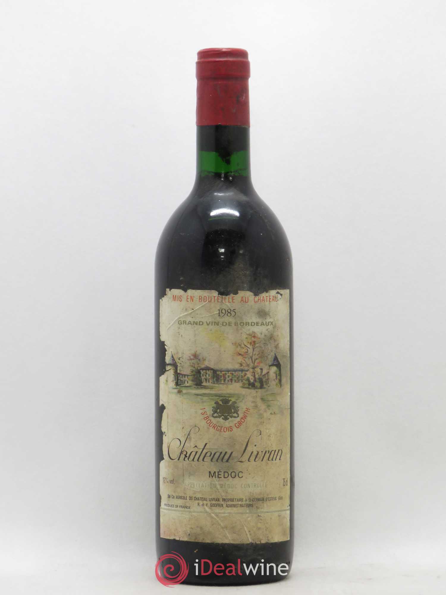 Château Livran Cru Bourgeois 1985 - Lot de 1 bouteille - 0