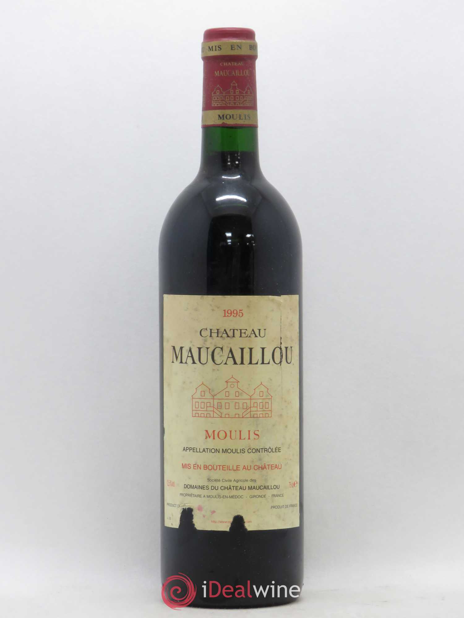 Château Maucaillou 1995 - Lot de 1 bouteille - 0