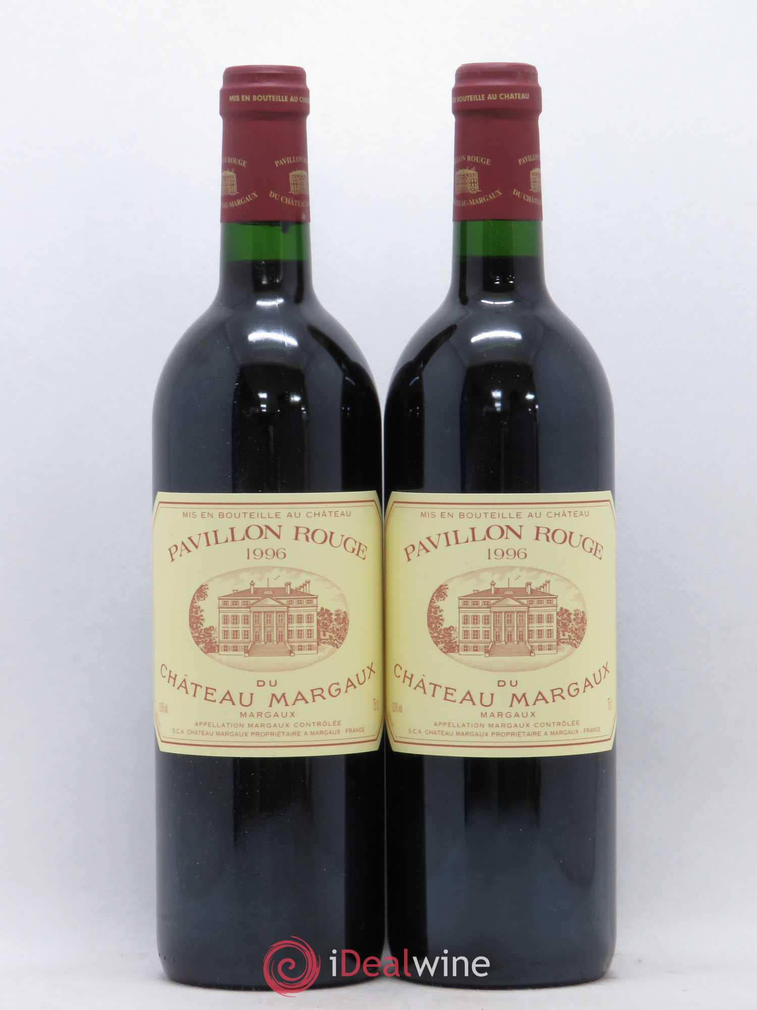 Pavillon Rouge du Château Margaux Second Vin 1996 - Lot de 2 bouteilles - 0
