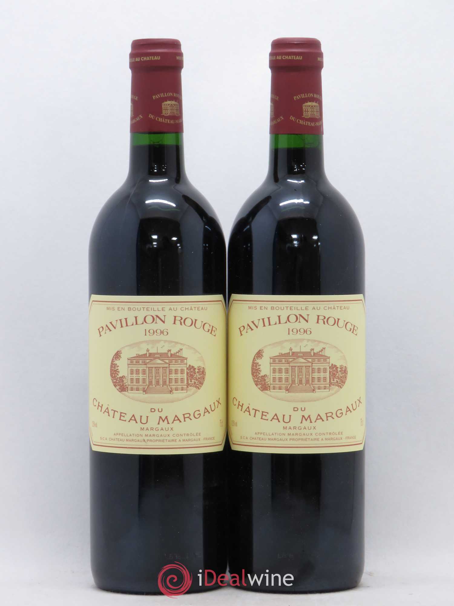 Pavillon Rouge du Château Margaux Second Vin 1996 - Lot de 2 bouteilles - 0