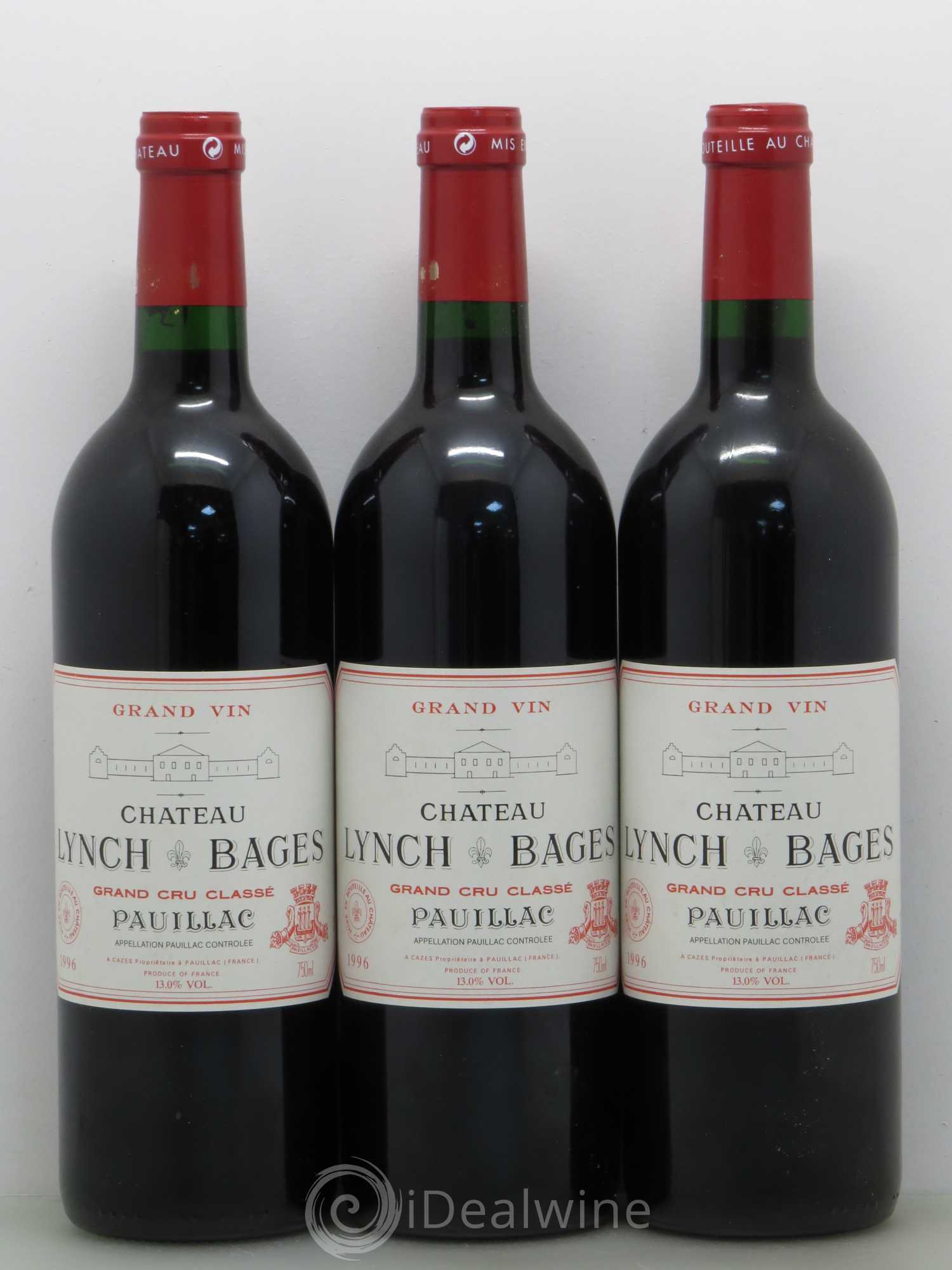 Château Lynch Bages 5ème Grand Cru Classé 1996 - Lot de 12 bouteilles - 4