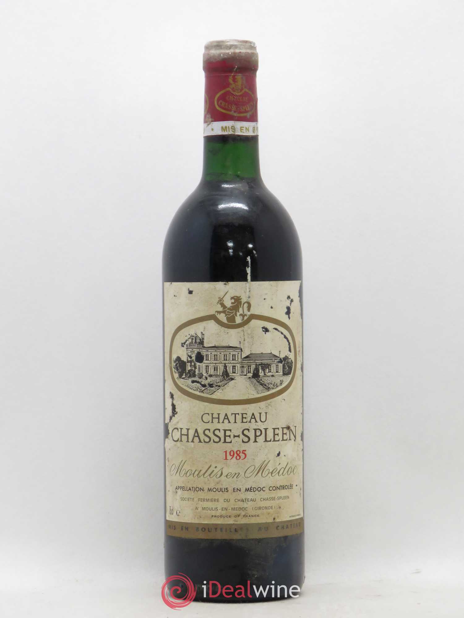 Château Chasse Spleen 1985 - Lot de 1 bouteille - 0