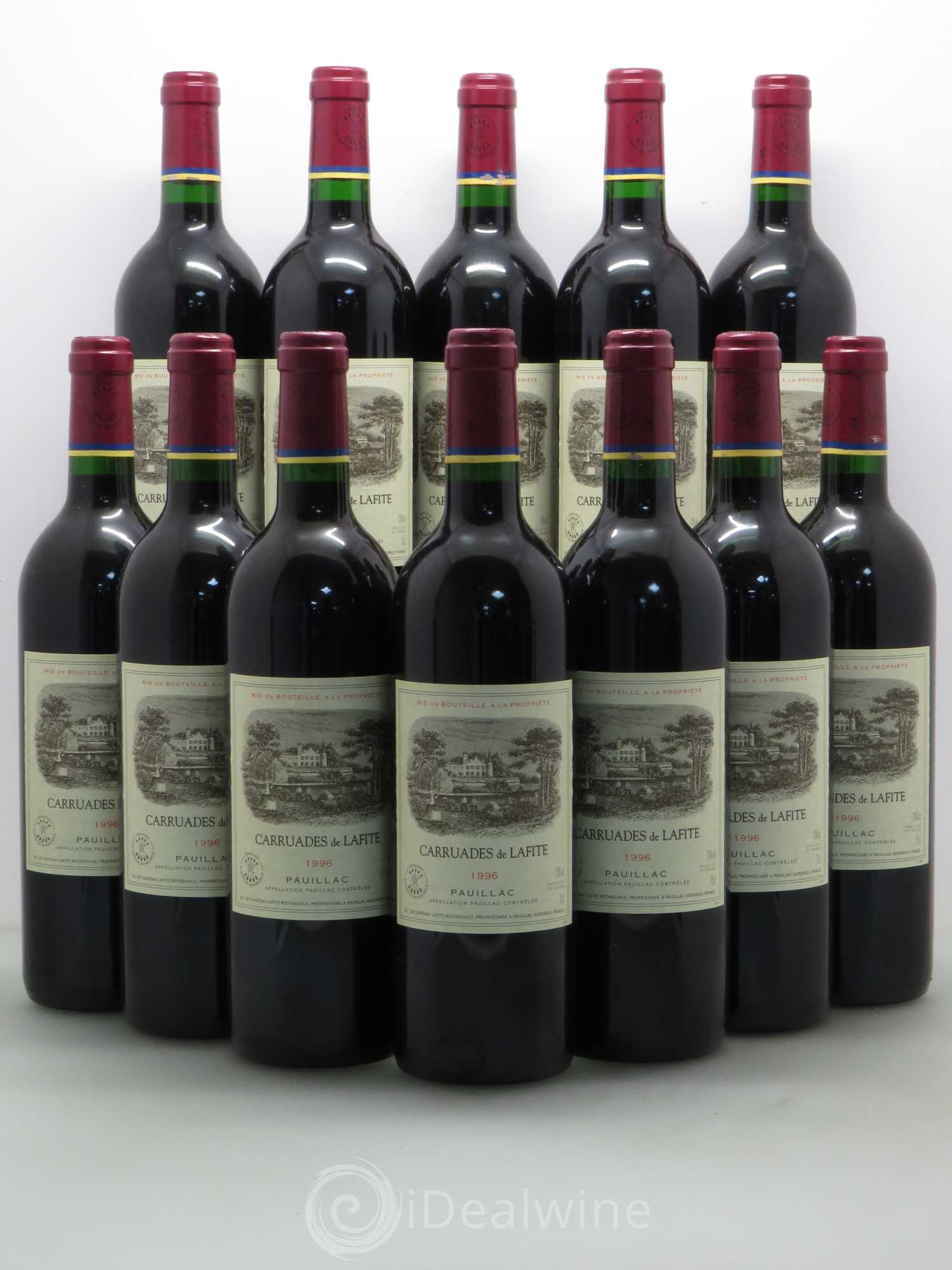 Carruades de Lafite Rothschild Second Vin 1996 - Lot de 12 bouteilles - 0