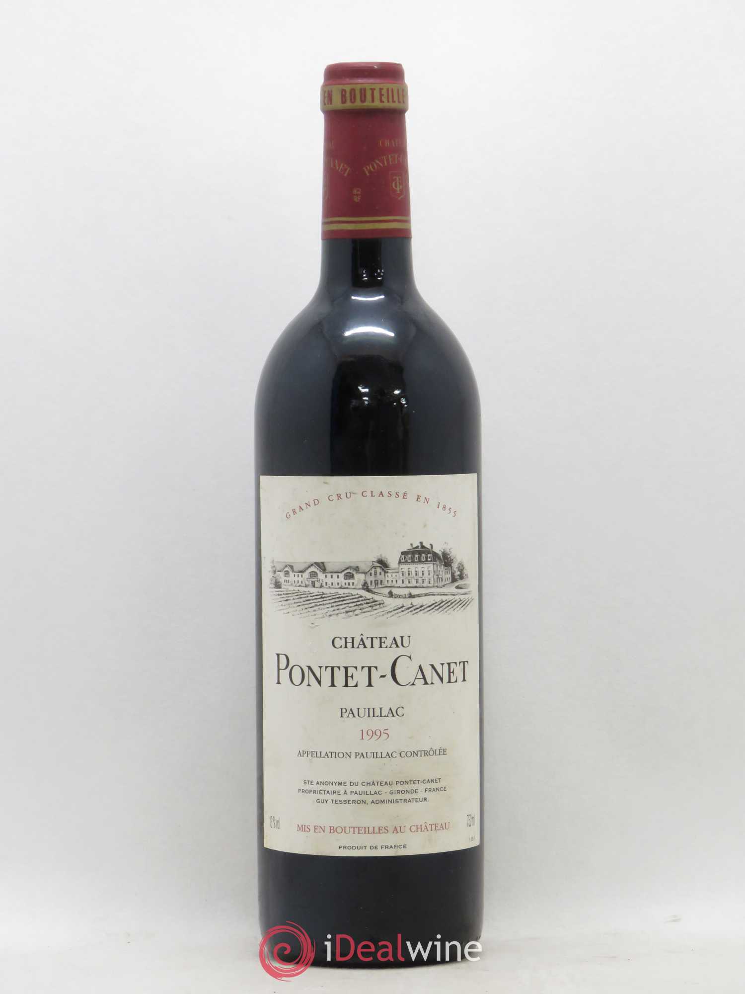 Château Pontet Canet 5ème Grand Cru Classé 1995 - Lot de 1 bouteille - 0