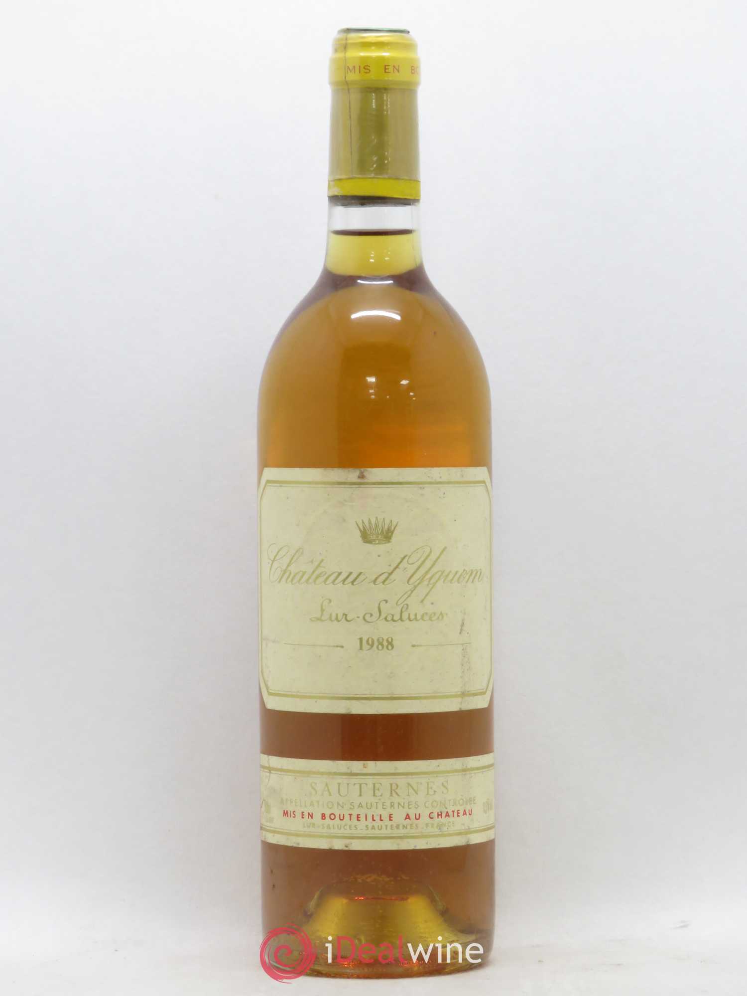 Château d' Yquem 1er Cru Classé Supérieur 1988 - Lotto di 1 bottiglia - 0