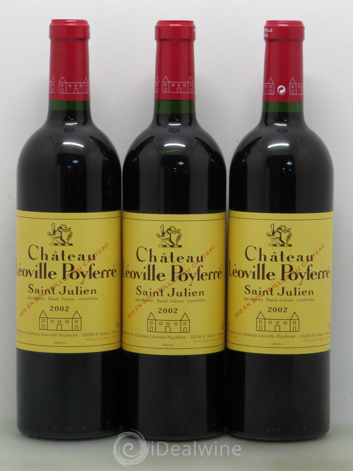 Château Léoville Poyferré 2ème Grand Cru Classé 2002 - Lot de 12 bouteilles - 3