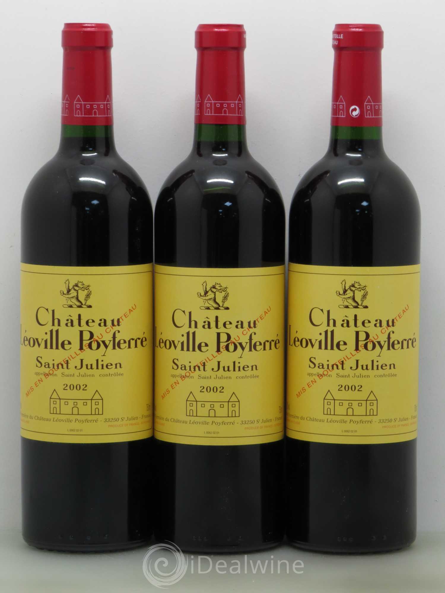 Château Léoville Poyferré 2ème Grand Cru Classé 2002 - Lot de 12 bouteilles - 4
