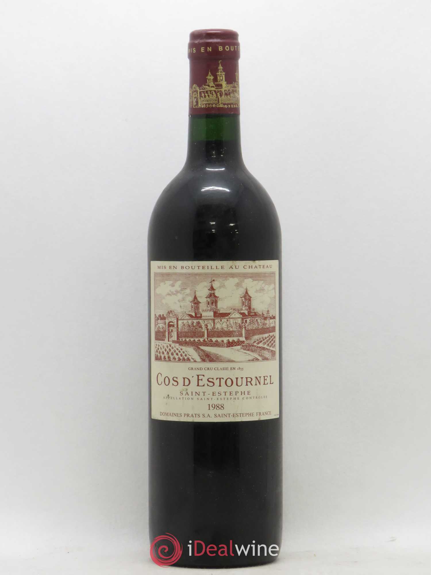 Cos d'Estournel 2ème Grand Cru Classé 1988 - Lot de 1 bouteille - 0