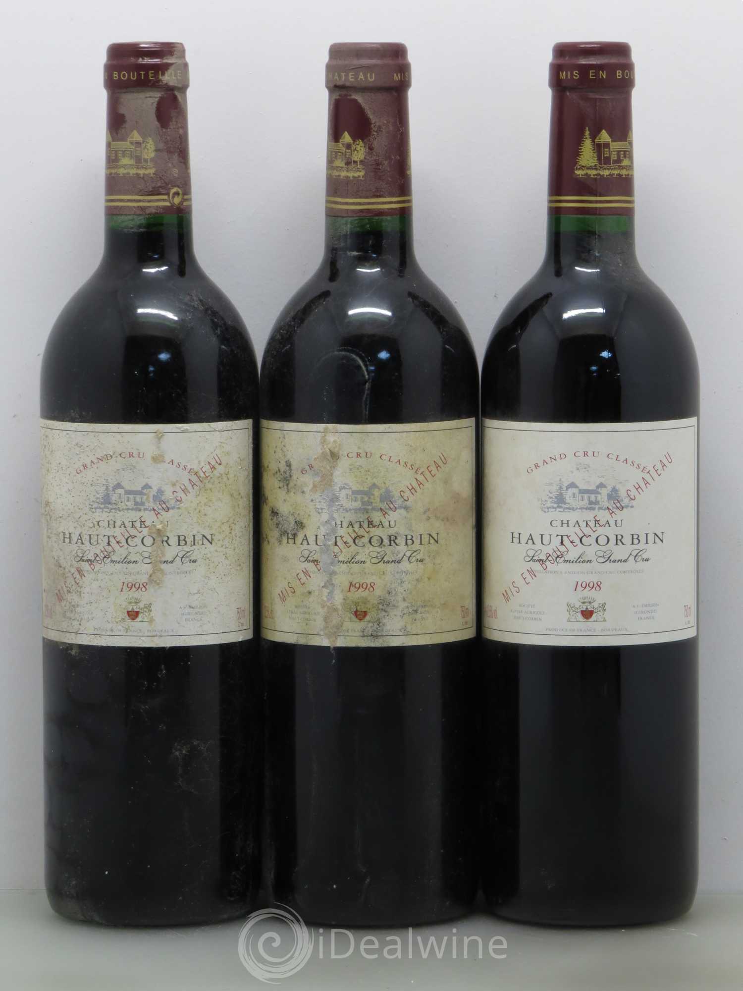 Château Haut Corbin Grand Cru 1998 - Lot de 12 bouteilles - 4