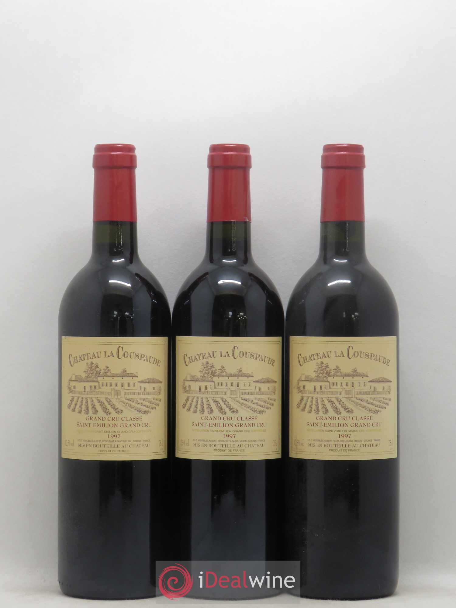 Château la Couspaude Grand Cru Classé 1997 - Lot de 12 bouteilles - 1
