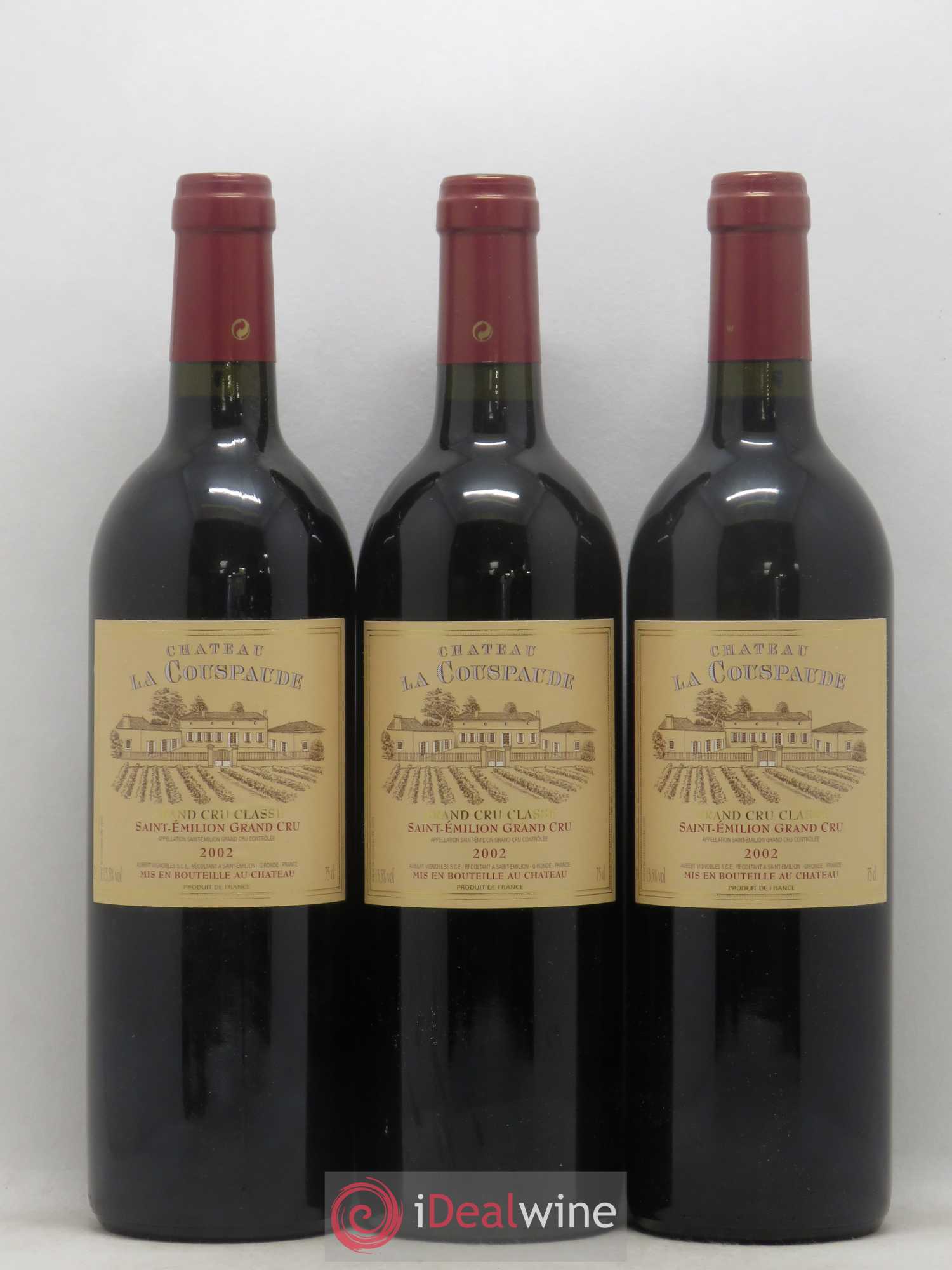 Château la Couspaude Grand Cru Classé 2002 - Lot de 12 bouteilles - 4