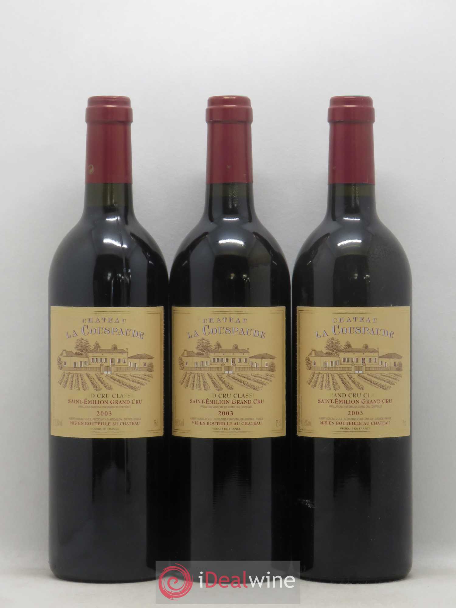 Château la Couspaude Grand Cru Classé 2003 - Lot de 12 bouteilles - 3