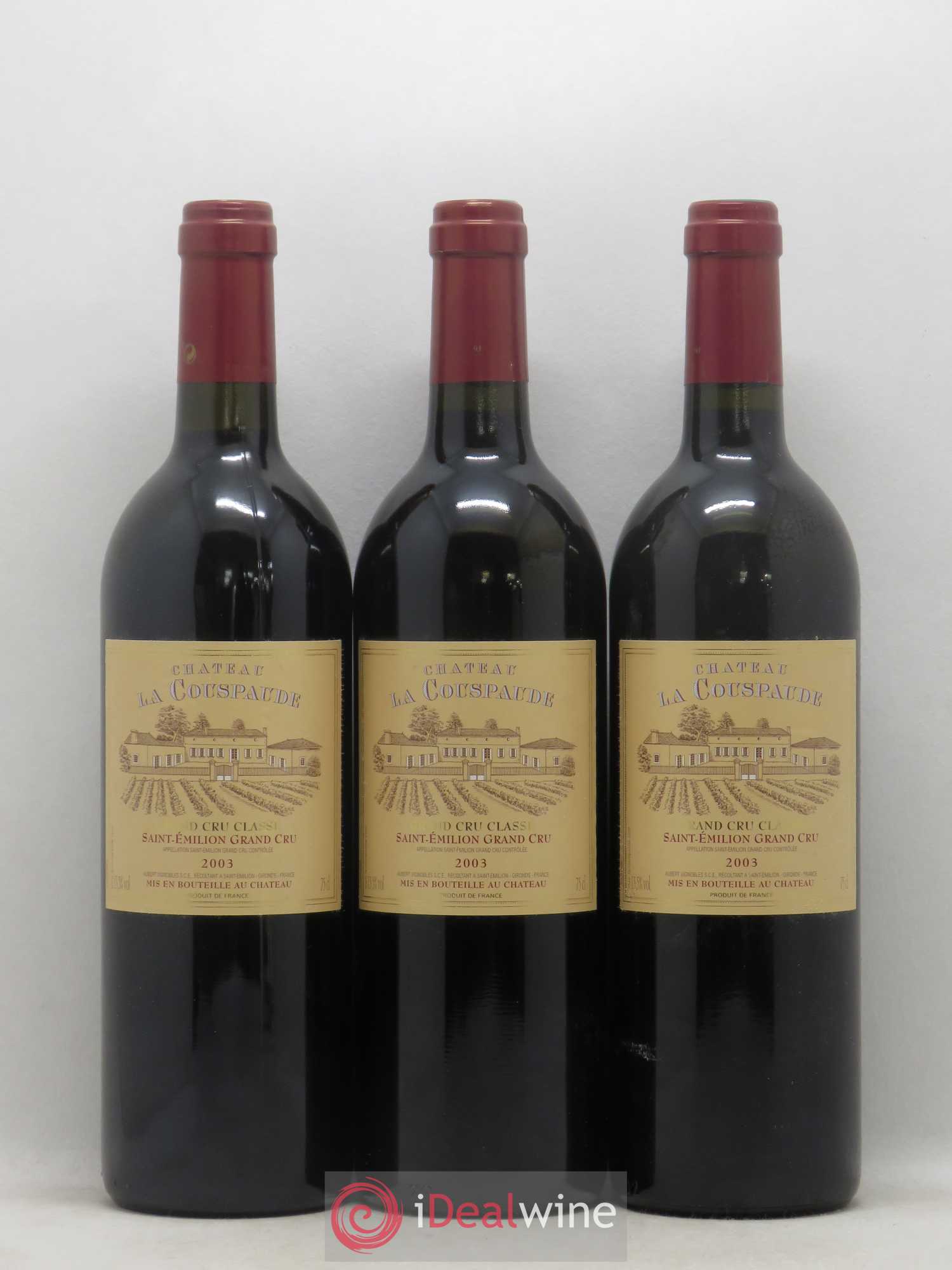 Château la Couspaude Grand Cru Classé 2003 - Lot de 12 bouteilles - 4