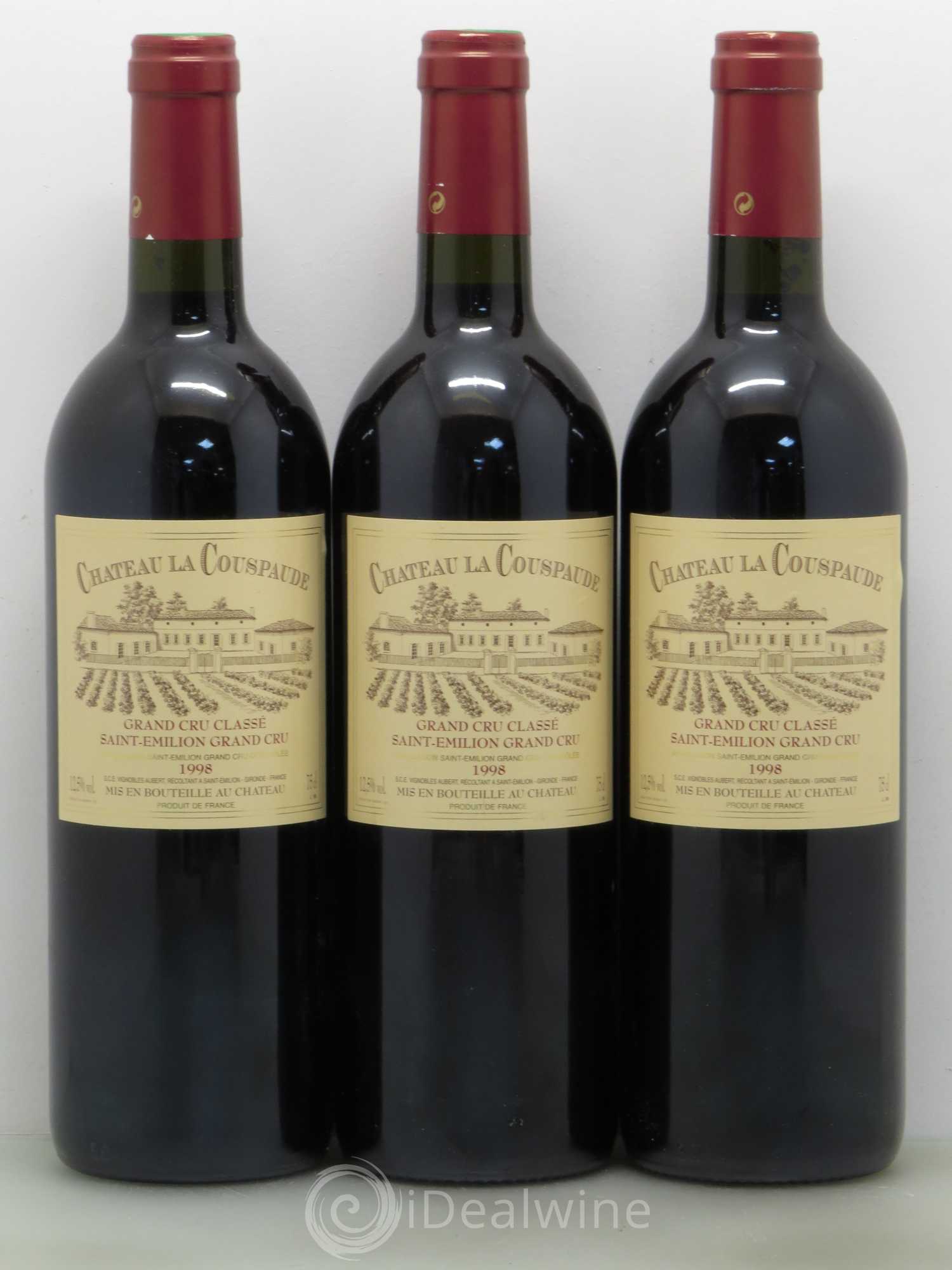 Château la Couspaude Grand Cru Classé 1998 - Lot de 12 bouteilles - 2