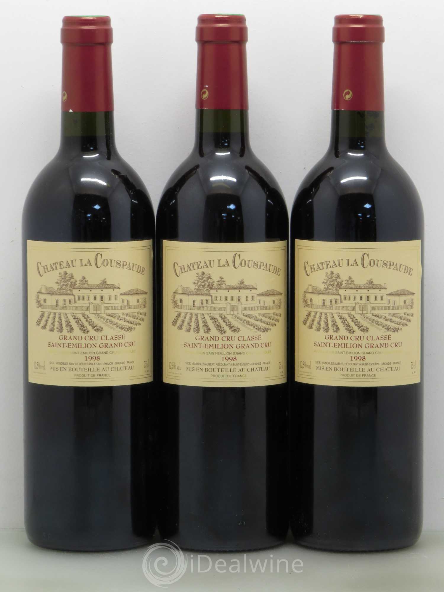 Château la Couspaude Grand Cru Classé 1998 - Lot de 12 bouteilles - 3