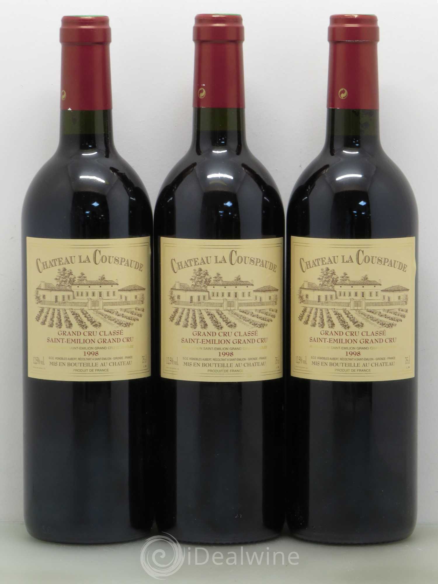 Château la Couspaude Grand Cru Classé 1998 - Lot de 12 bouteilles - 4