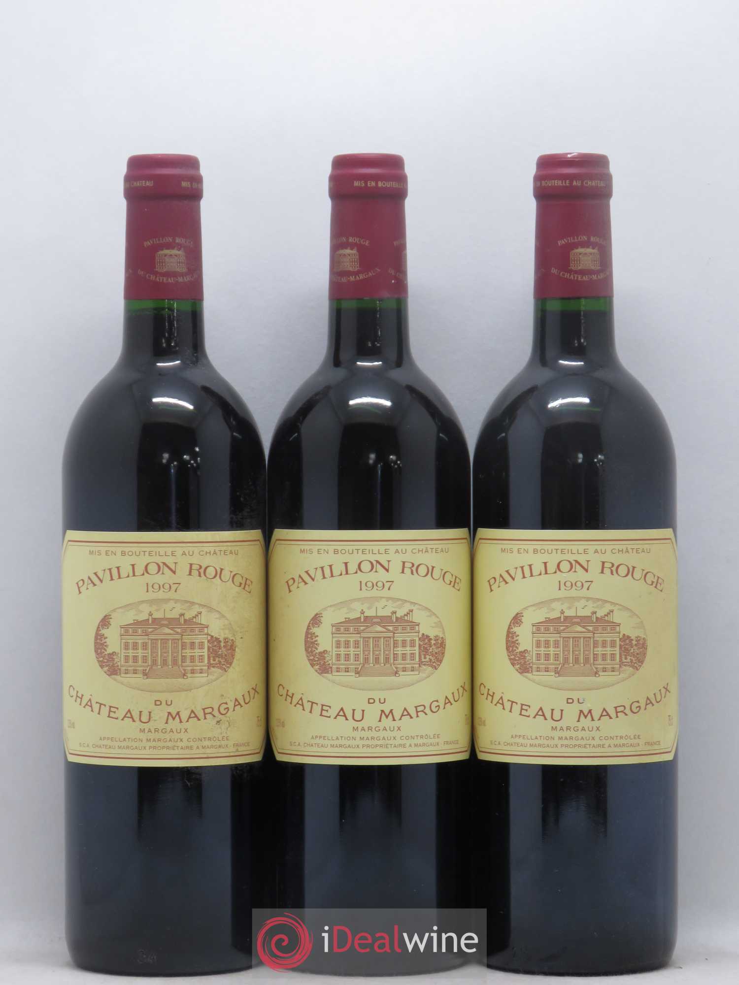 Pavillon Rouge du Château Margaux Second Vin 1997 - Lot de 3 bouteilles - 0