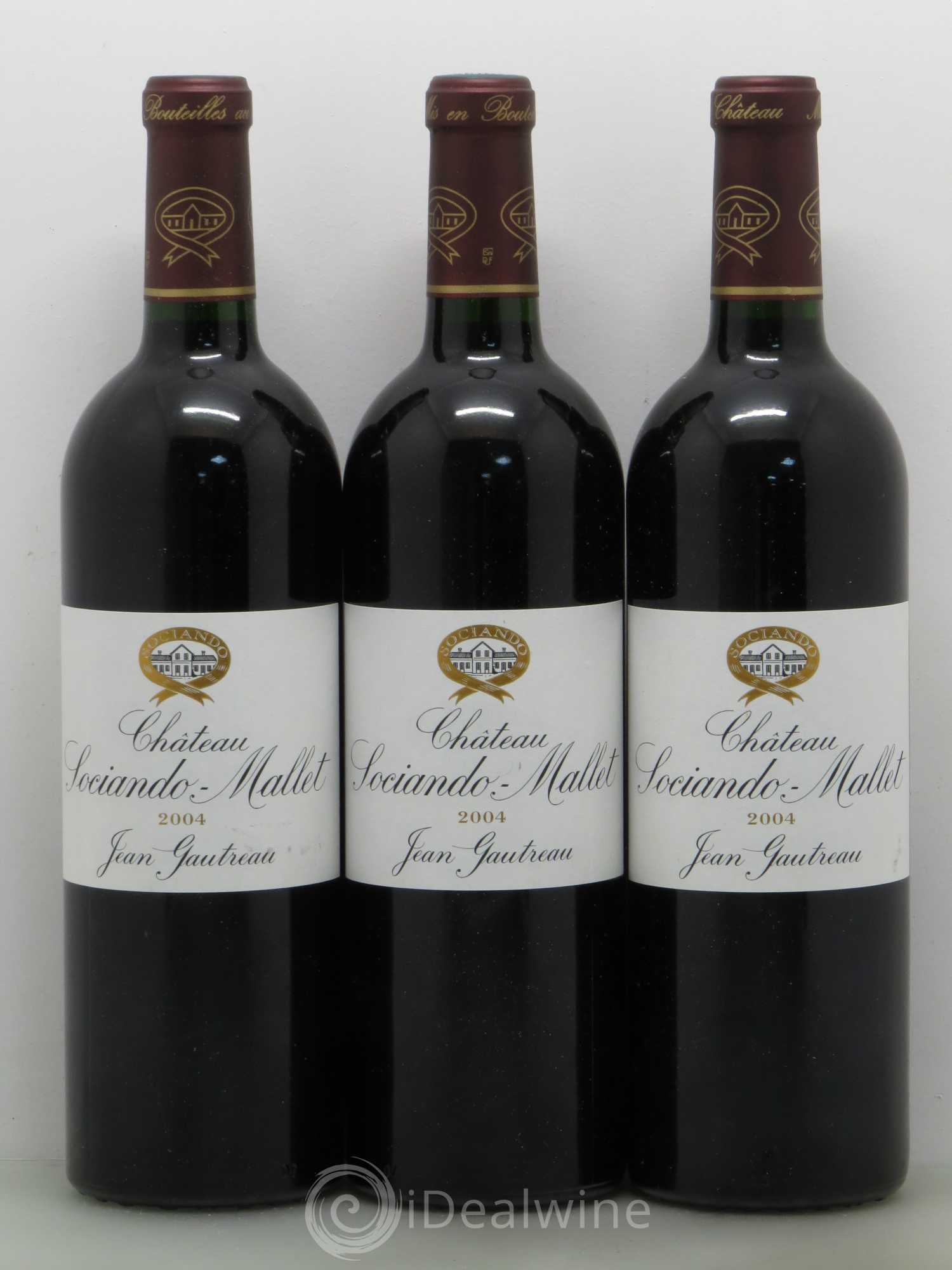 Château Sociando Mallet 2004 - Lot de 6 bouteilles - 2
