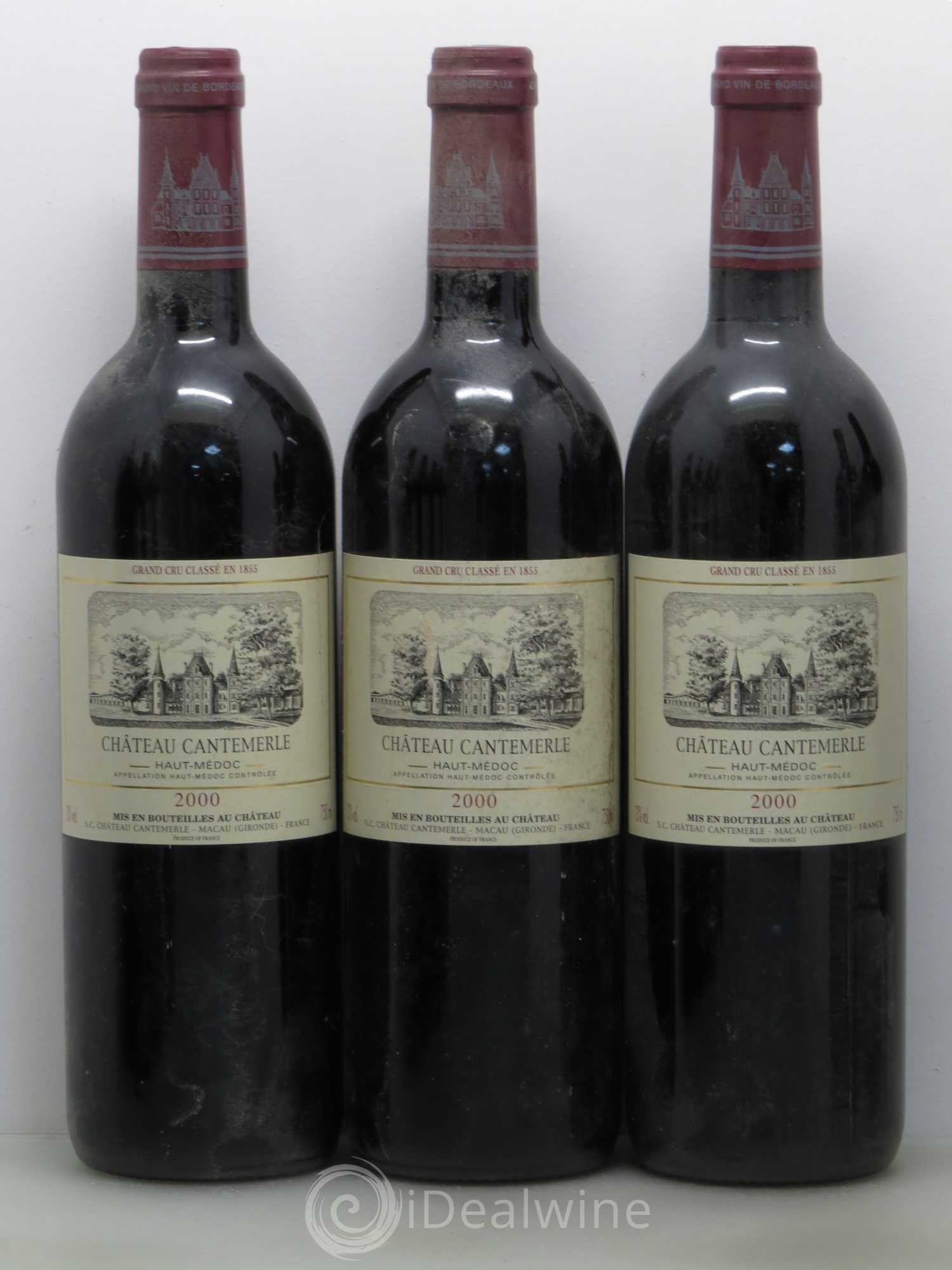 Château Cantemerle 5ème Grand Cru Classé 2000 - Lot de 12 bouteilles - 2