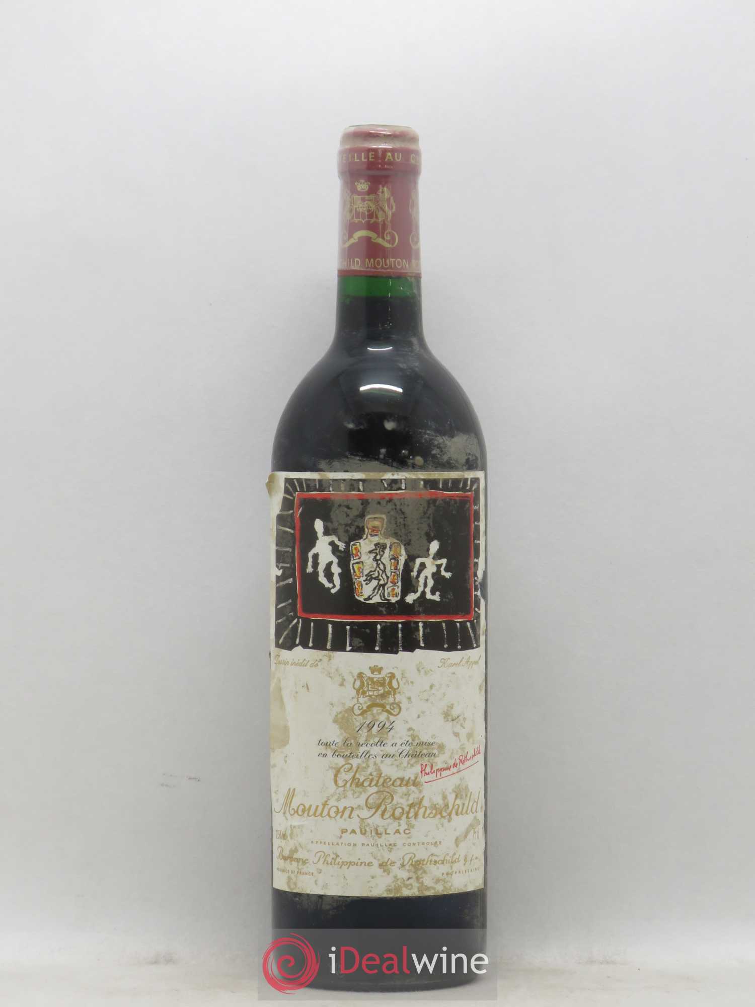 Château Mouton Rothschild 1er Grand Cru Classé 1994 - Lot de 1 bouteille - 0